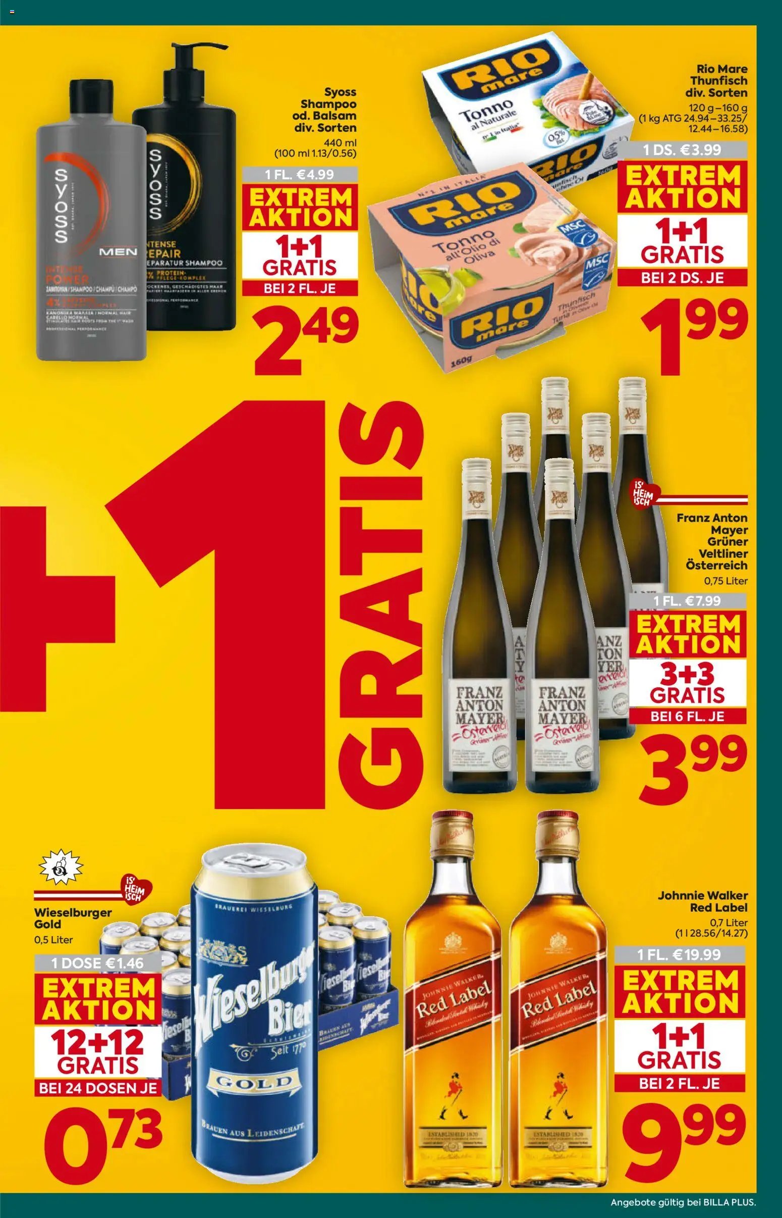 Billa Plus prospekt seit 22.01.2026 Oberösterreich