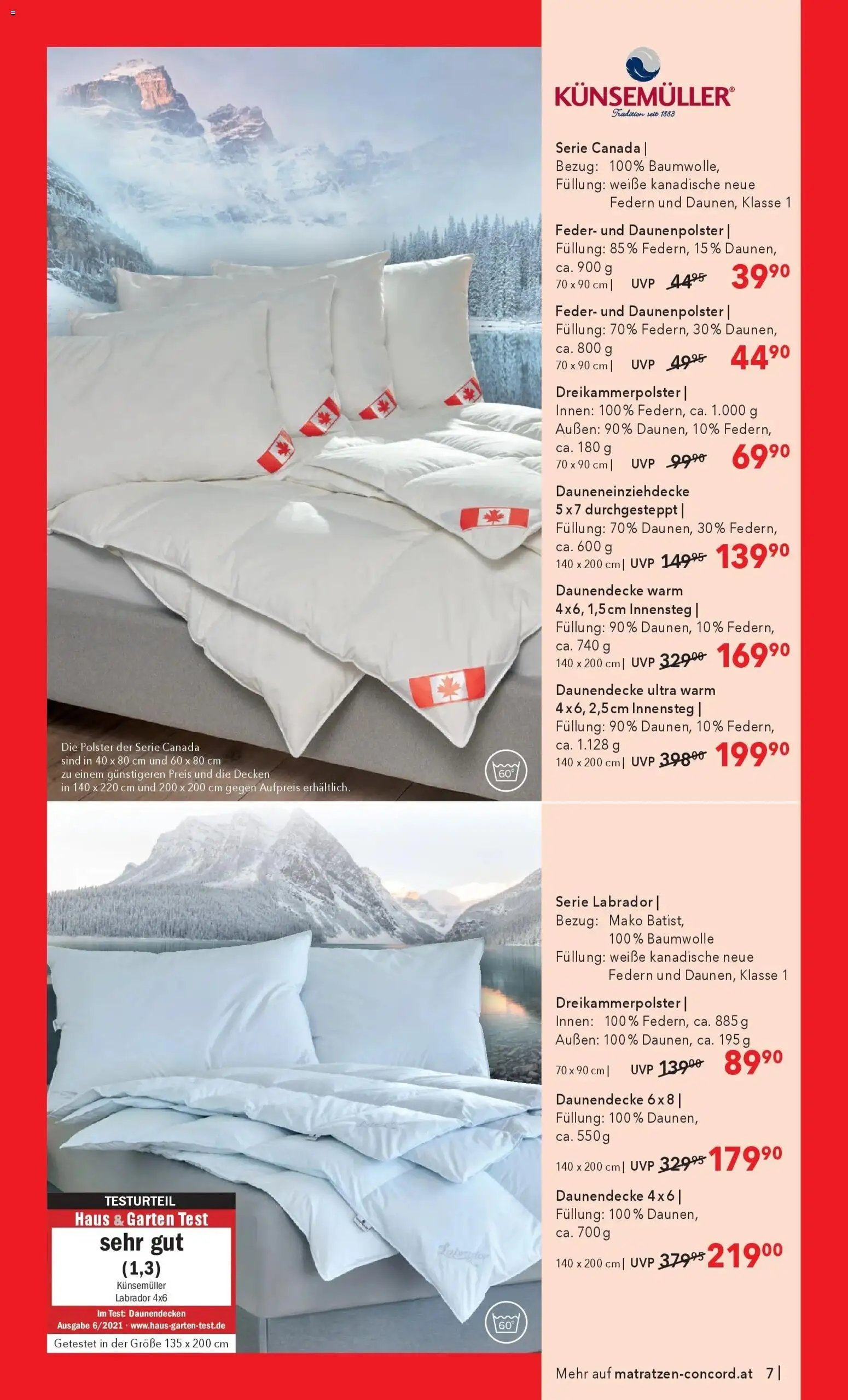 Matratzen Concord prospekt seit 27.01.2026 Sankt Johann in Tirol