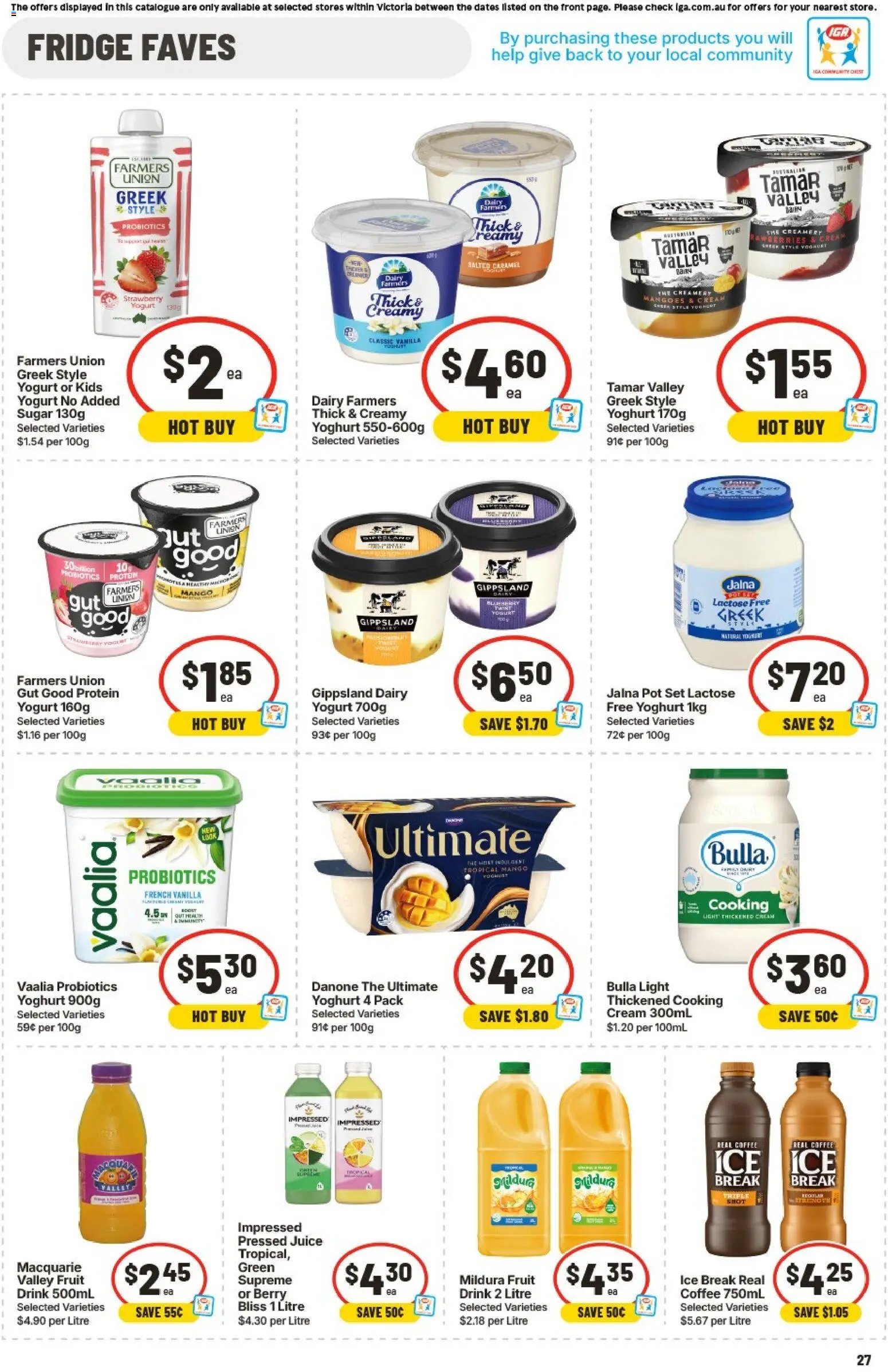 IGA catalogue from 19/08/2026 IGA catalogue
