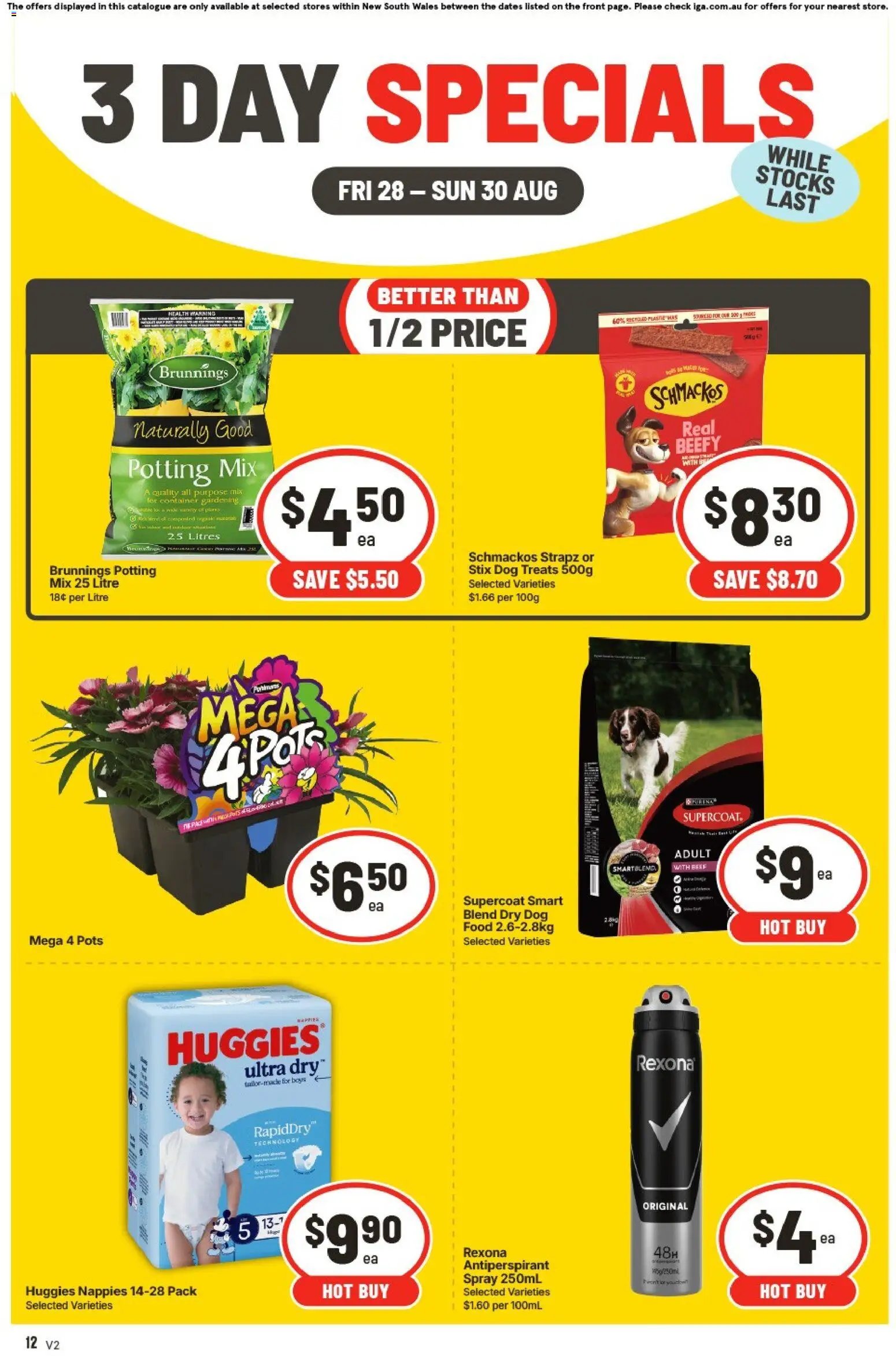 IGA catalogue from 28/08/2026 IGA 3 Day Specials NSW