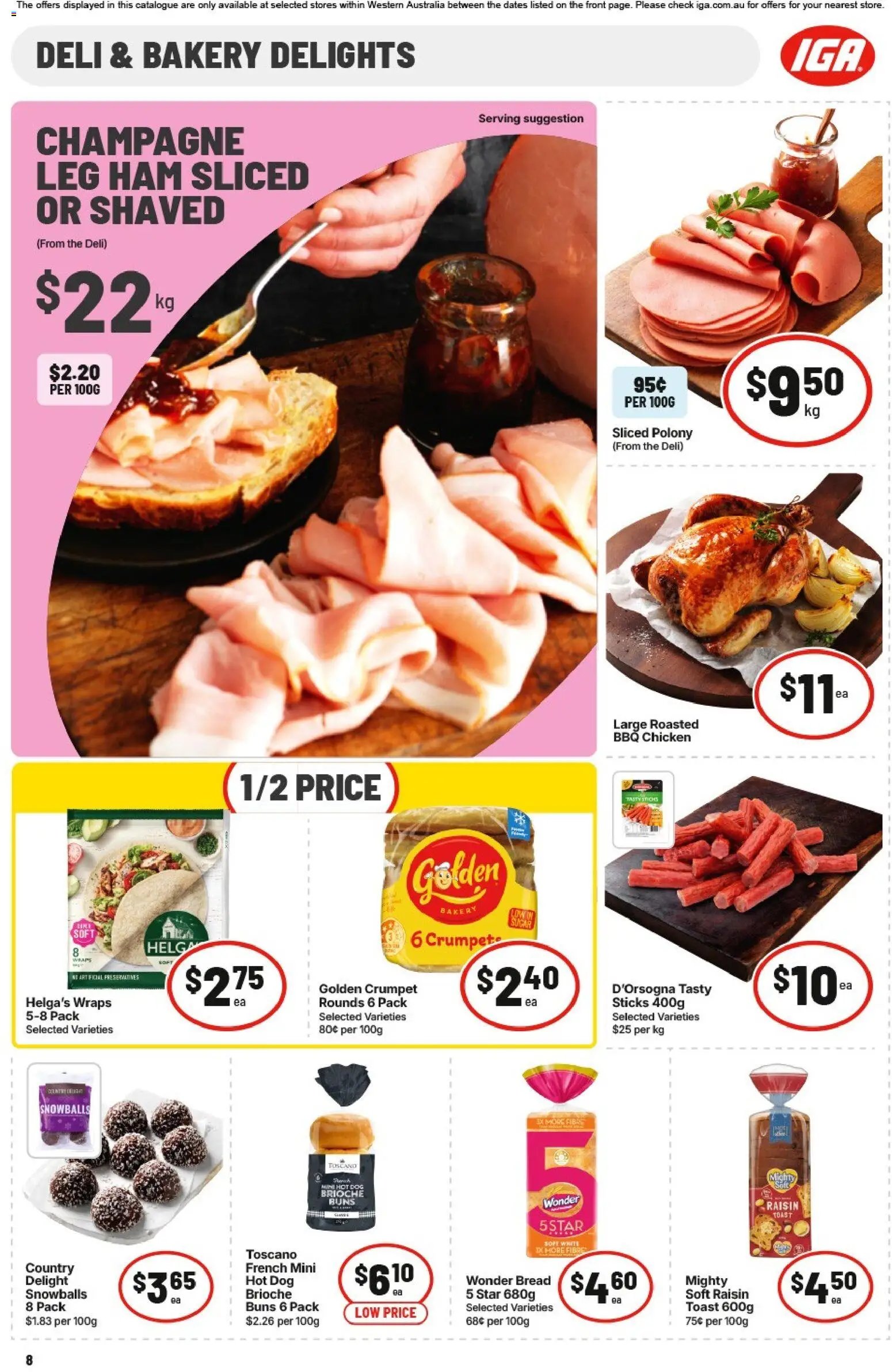 IGA catalogue from 09/09/2026 IGA catalogue Bentley