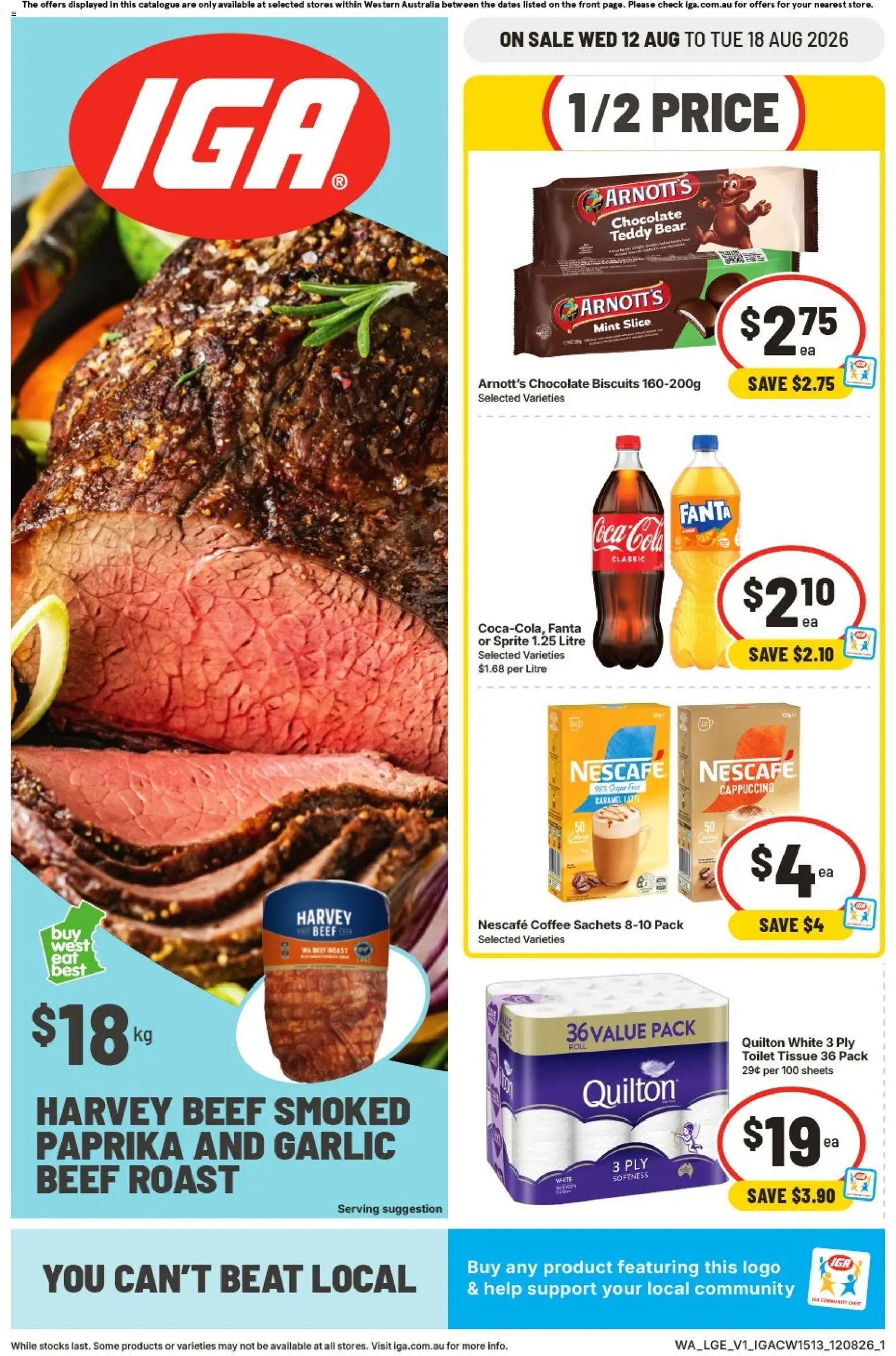 IGA catalogue from 12/08/2026 IGA catalogue WA