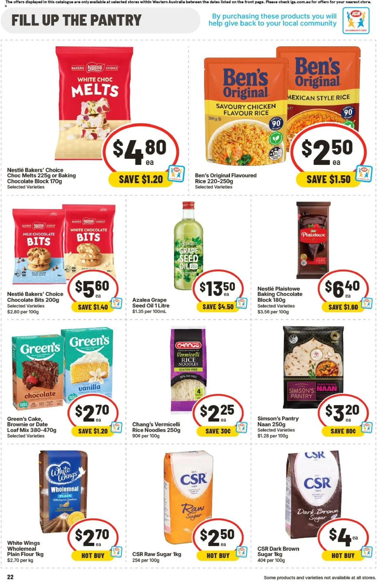 IGA catalogue from 12/08/2026 IGA catalogue WA