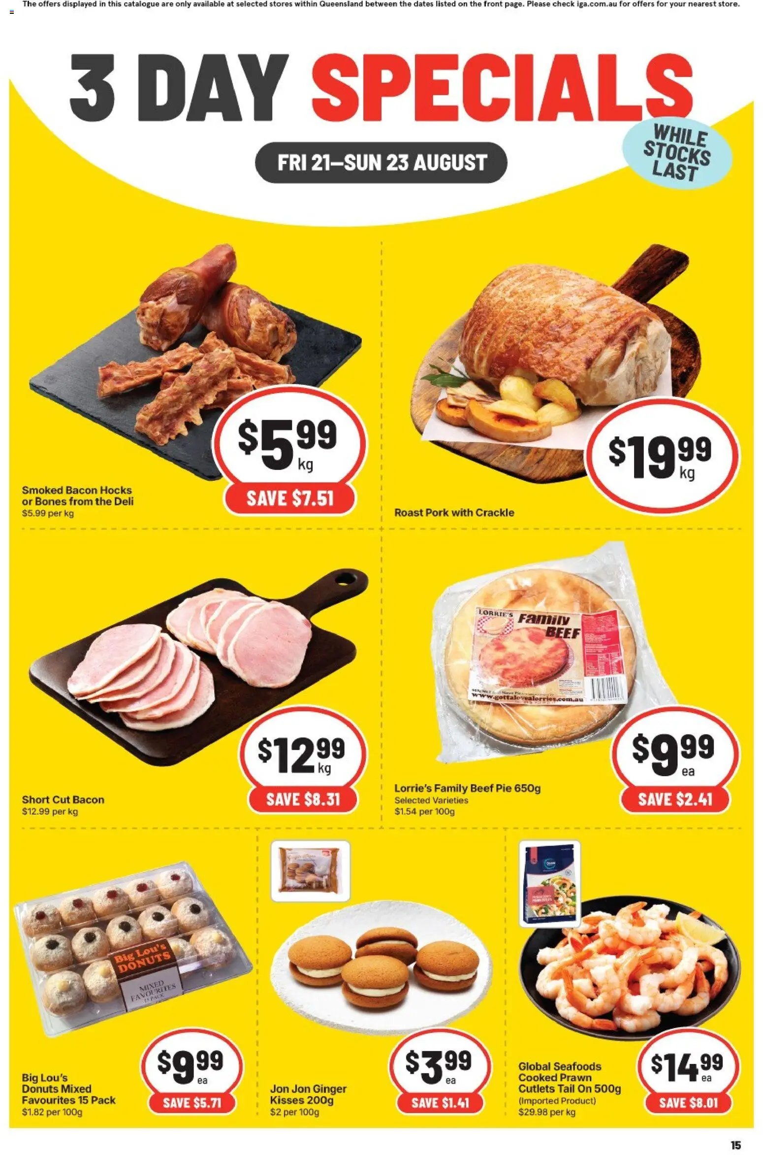 IGA catalogue from 21/08/2026 IGA 3 Day Specials QLD
