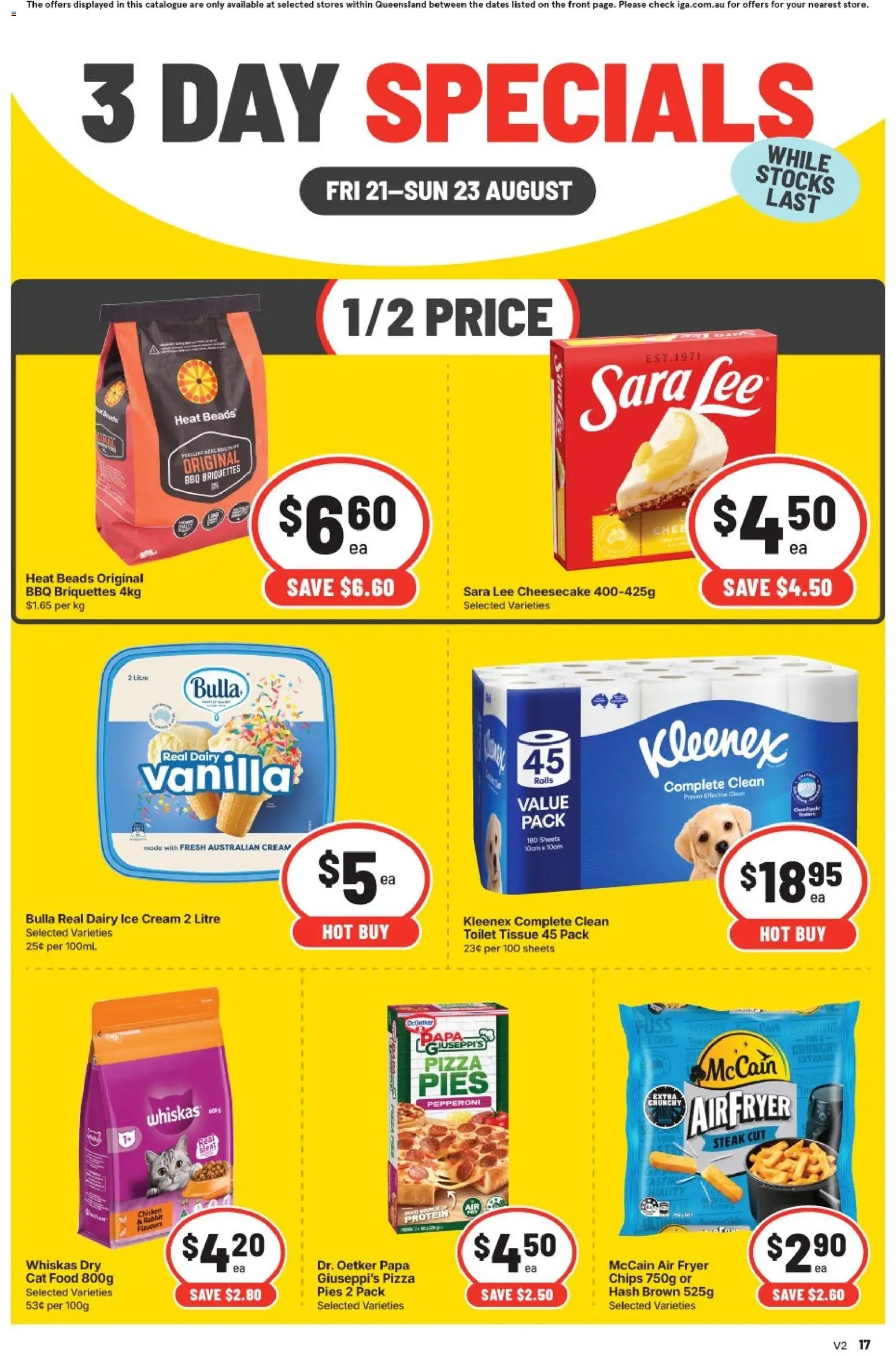 IGA catalogue from 21/08/2026 IGA 3 Day Specials QLD