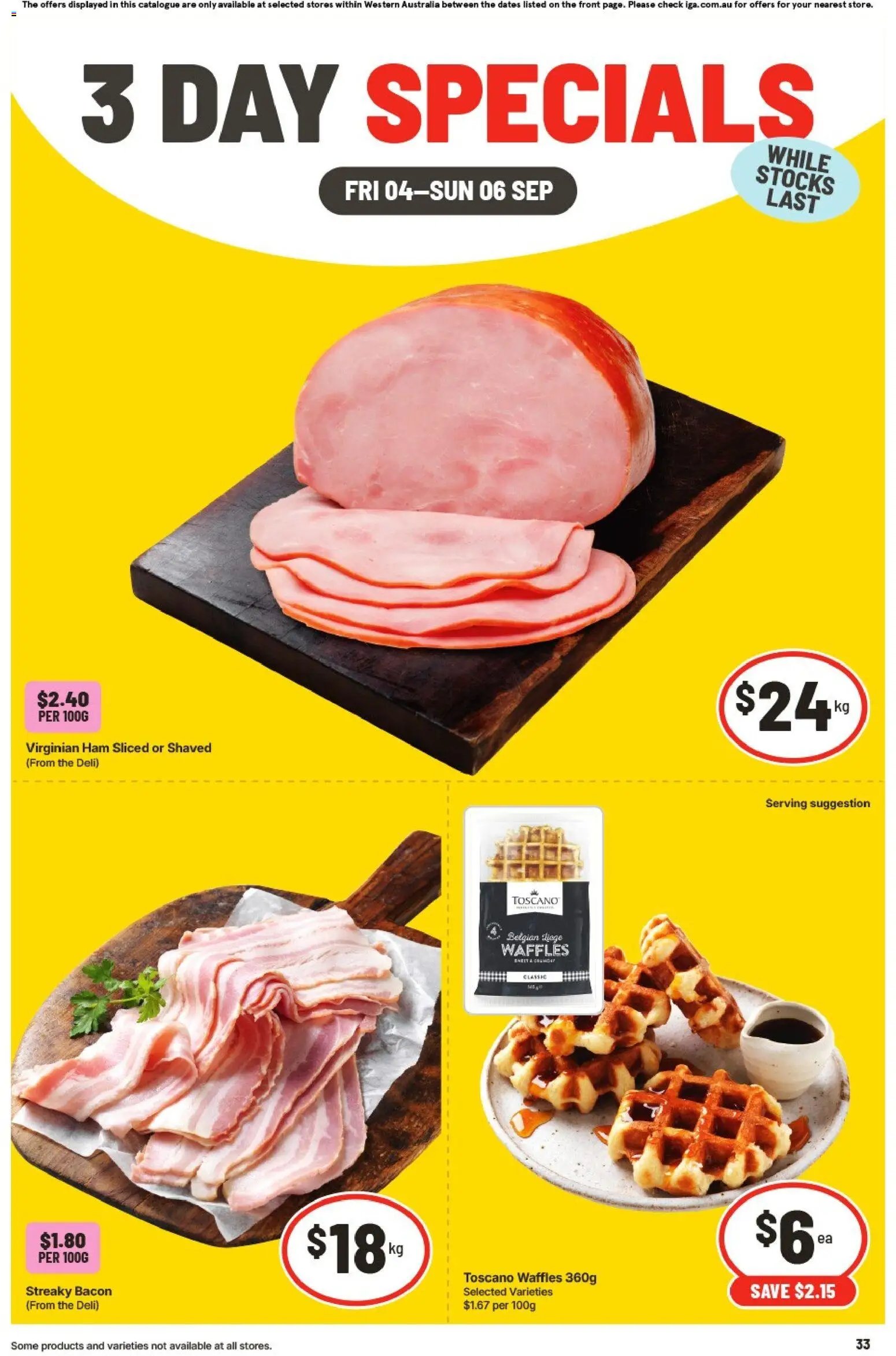 IGA catalogue from 04/09/2026 IGA 3 Day Specials Claremont