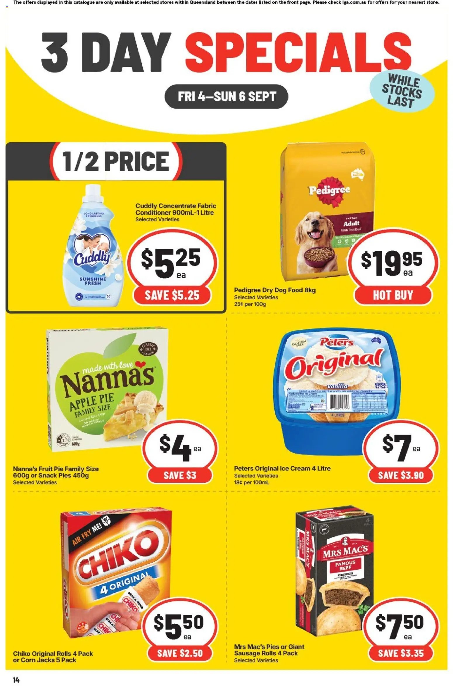 IGA catalogue from 04/09/2026 IGA 3 Day Specials East Brisbane