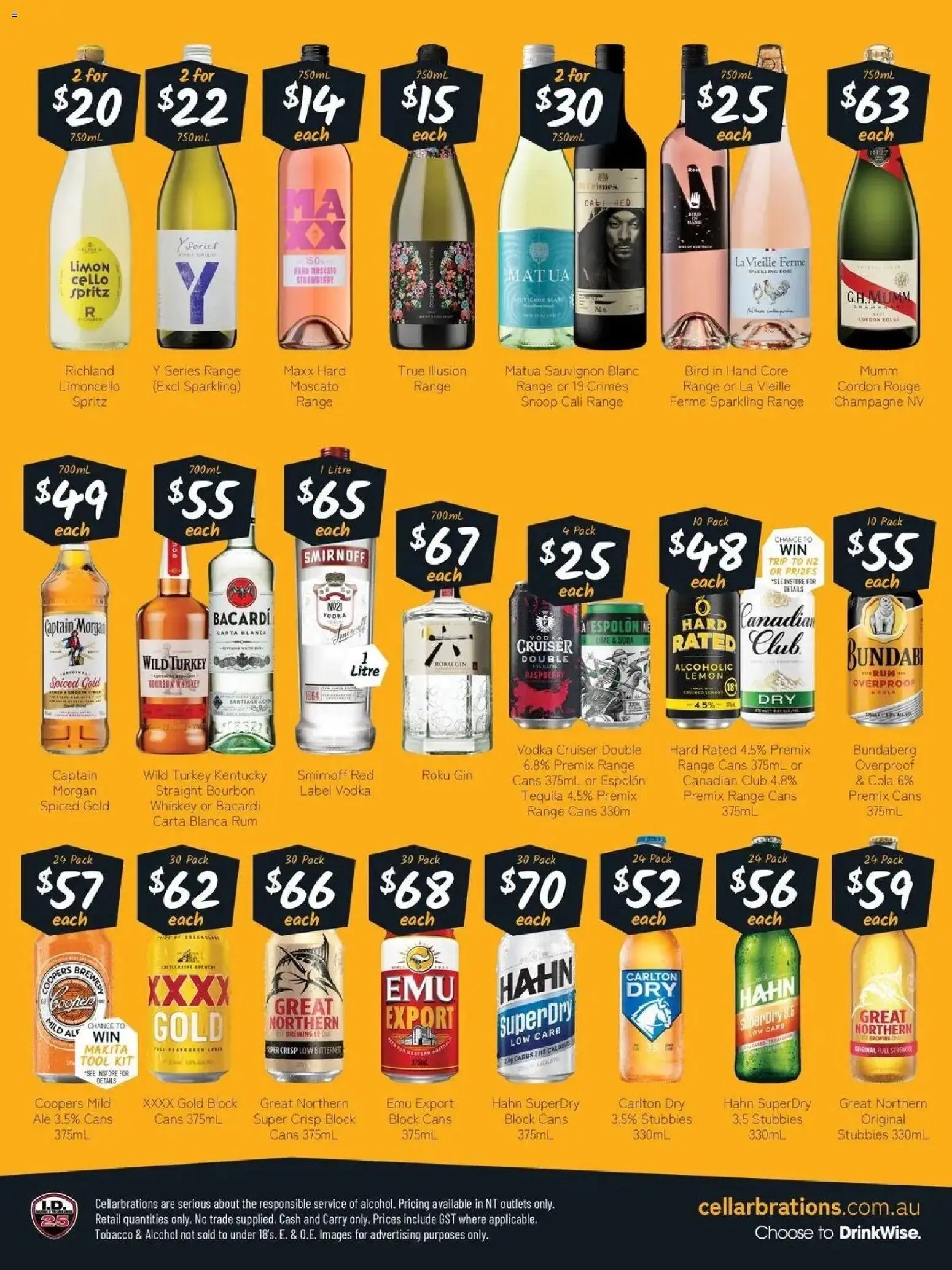 Cellarbrations catalogue from 29/06/2026 Cellarbrations catalogue Darwin