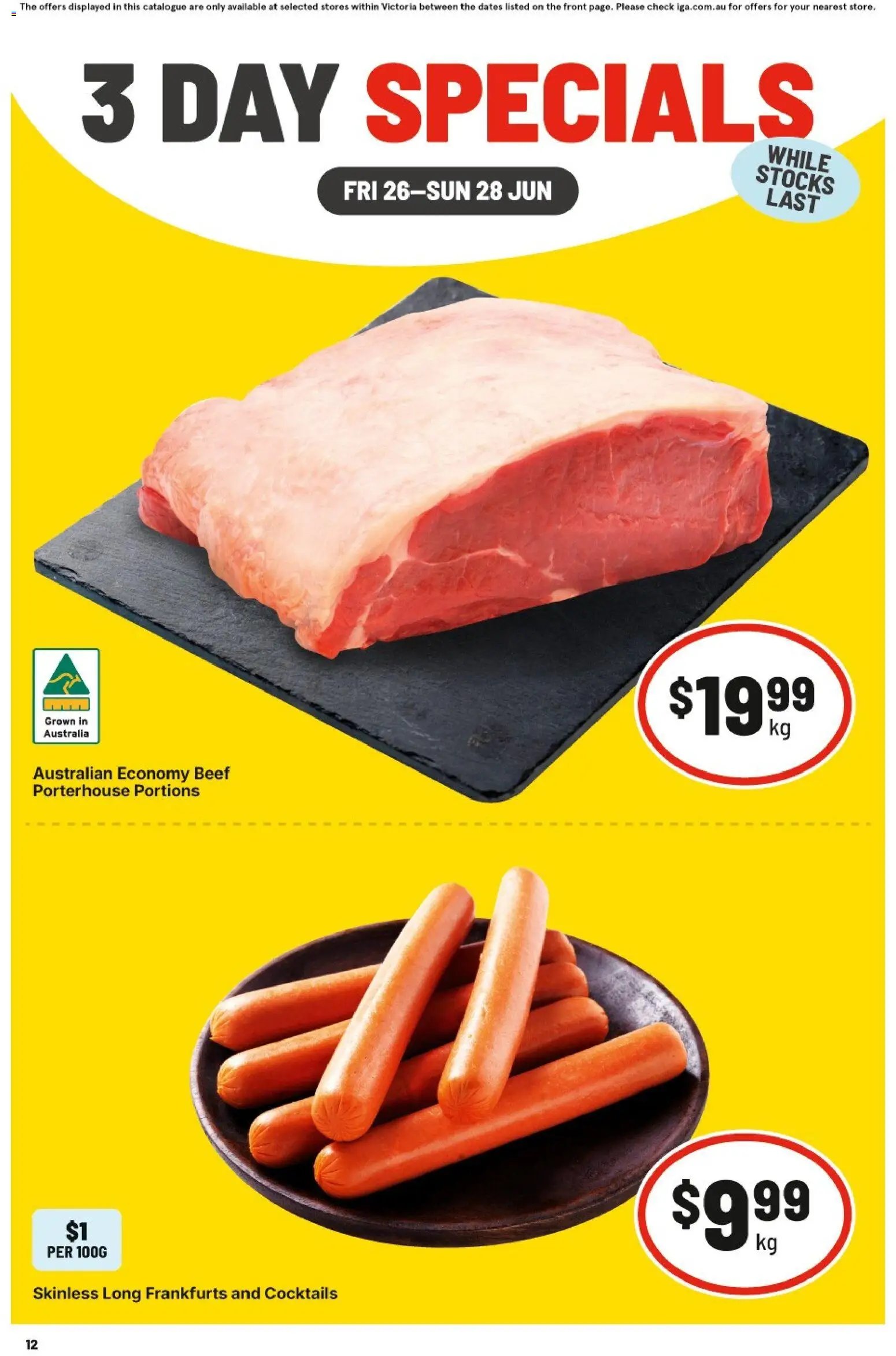 IGA catalogue from 26/06/2026 IGA -3 Day Specials - VIC