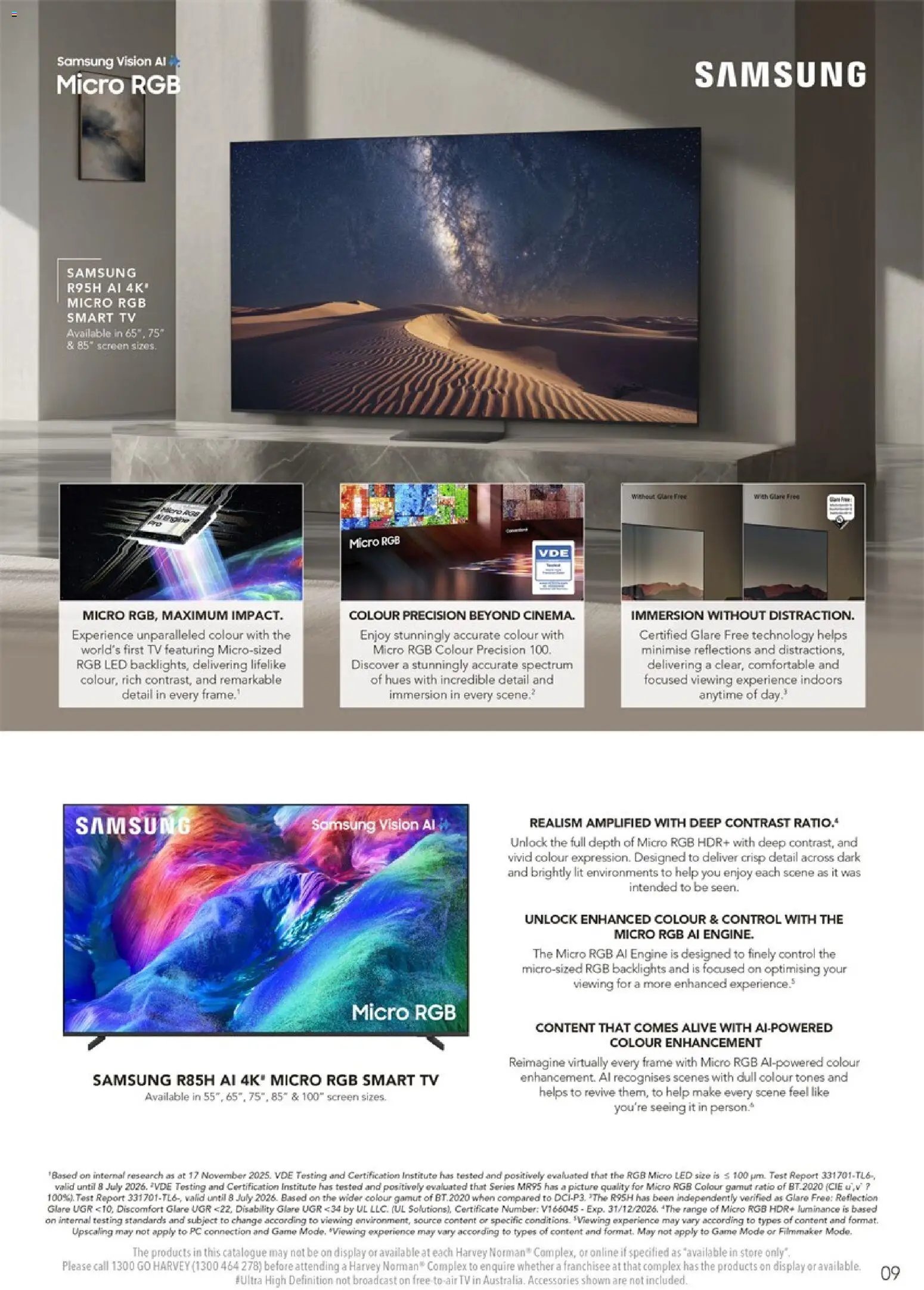 Harvey Norman TV Technology valid from 22/10/2026 - Latest Specials & Offers