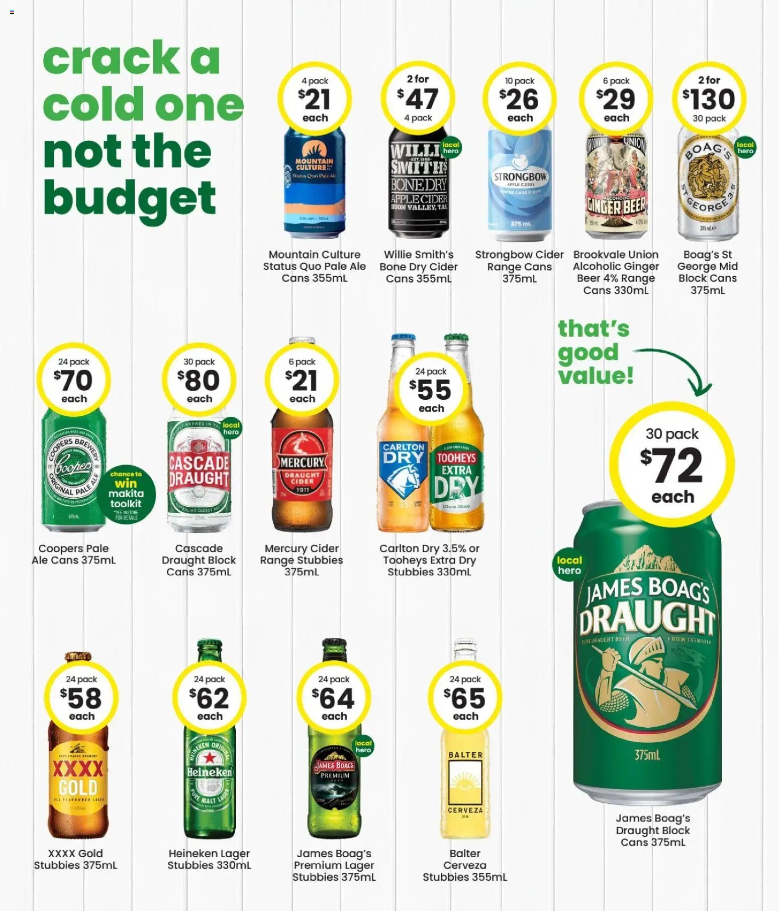 The Bottle-O catalogue from 06/07/2026 The Bottle-O catalogue QUEENSTOWN