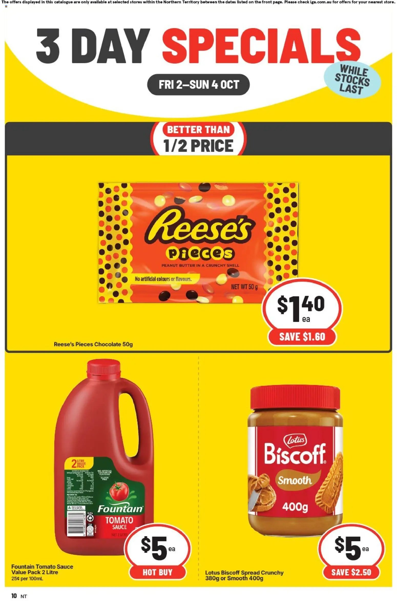 IGA catalogue from 02/10/2026 IGA catalogue 3 Day Specials Zuccoli