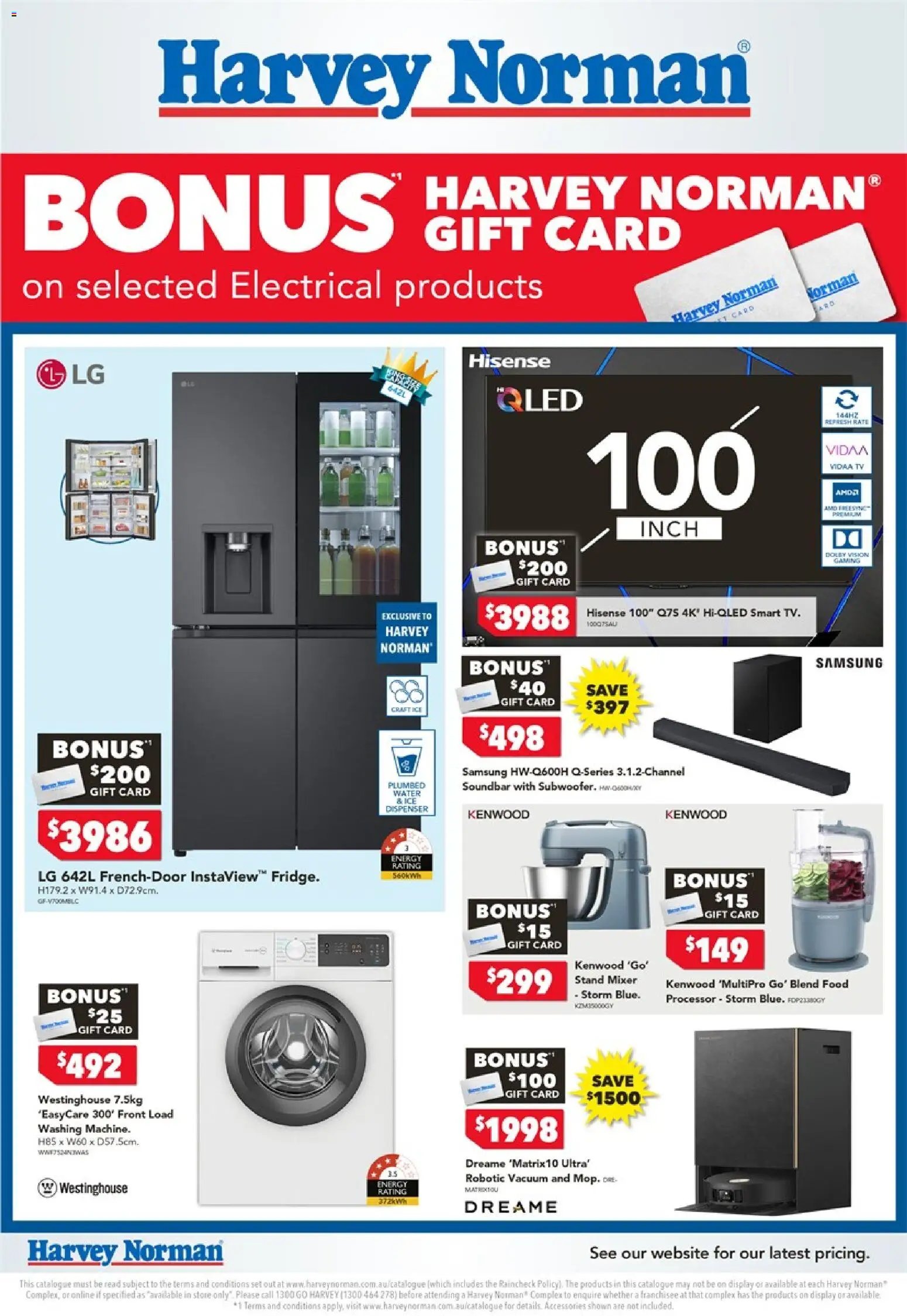 Harvey Norman catalogue from 06/08/2026 Harvey Norman Electrical Appliance