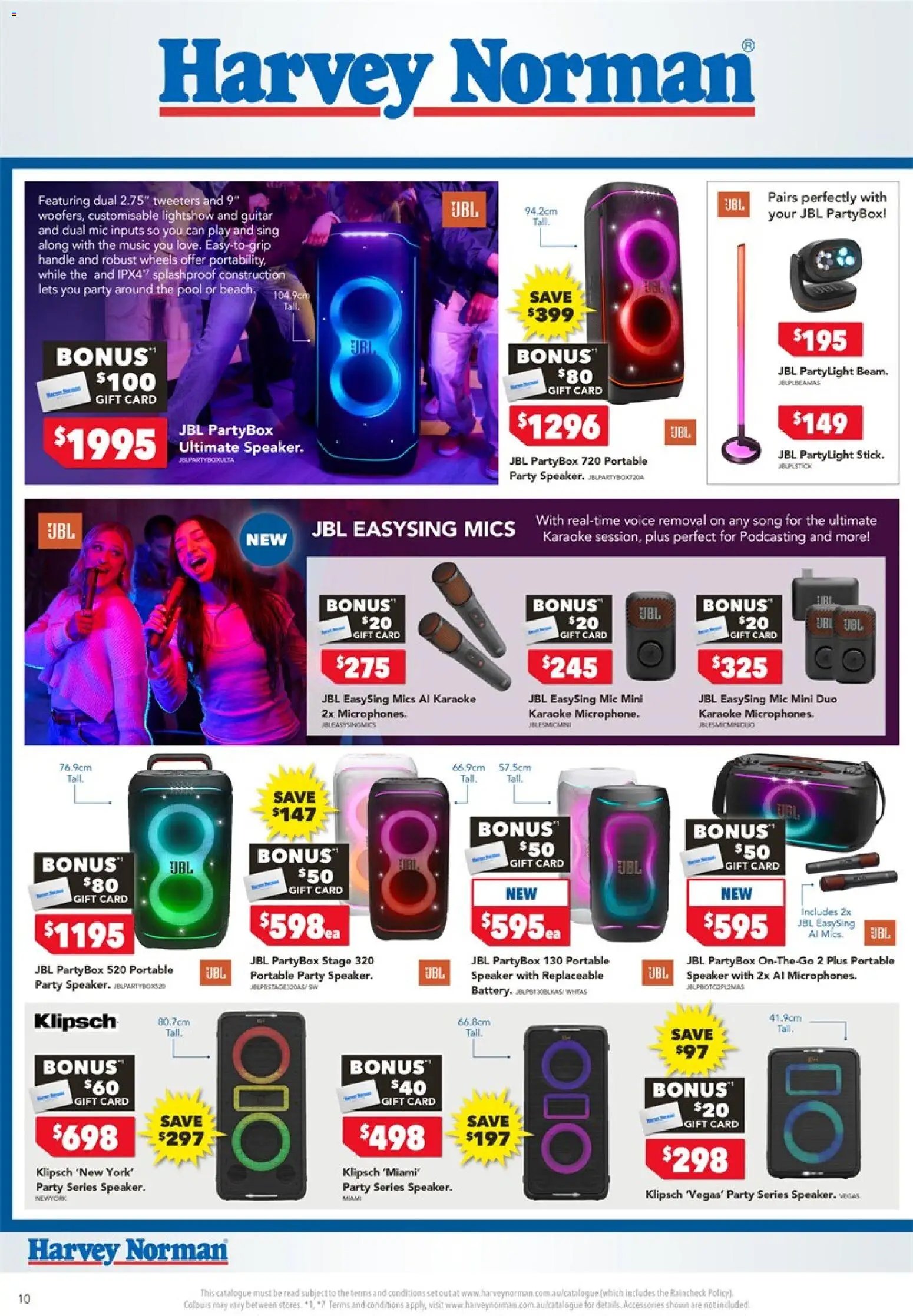 Harvey Norman catalogue from 06/08/2026 Harvey Norman Electrical Appliance