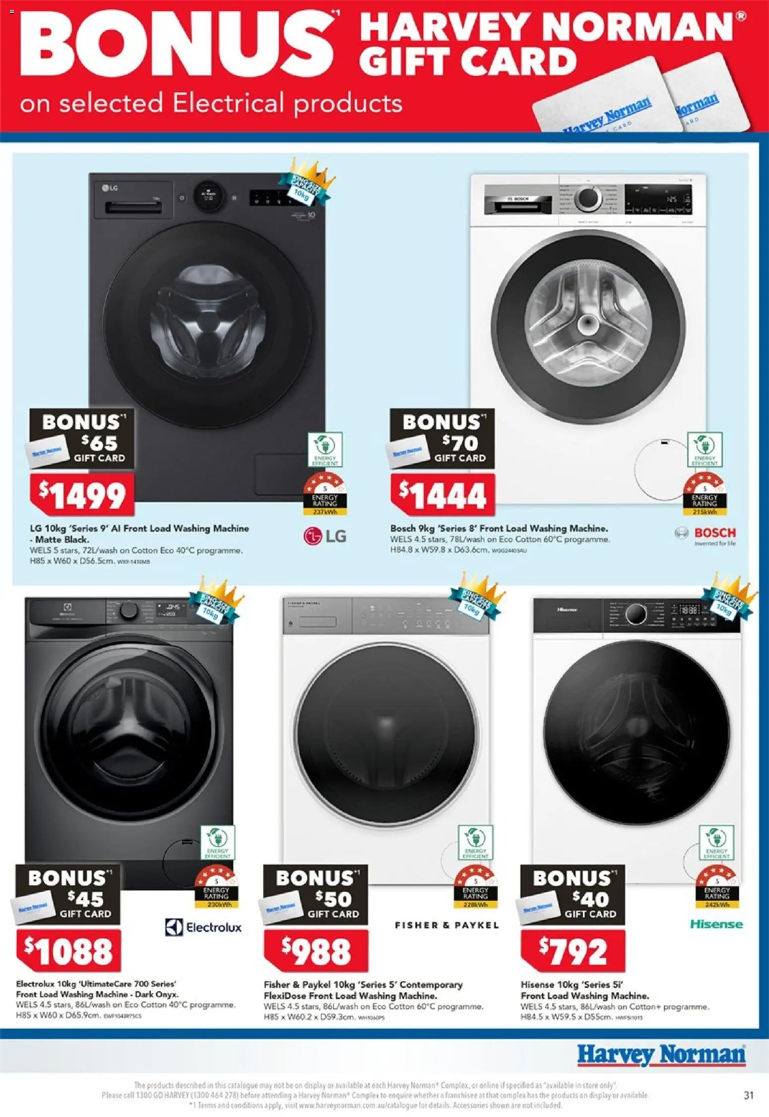 Harvey Norman catalogue from 06/08/2026 Harvey Norman Electrical Appliance