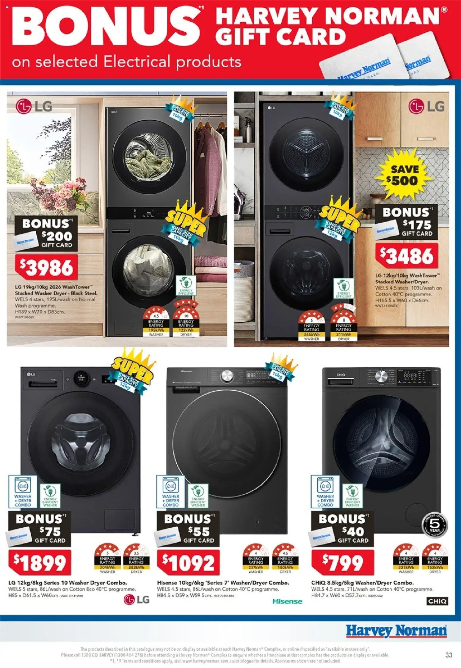 Harvey Norman catalogue from 06/08/2026 Harvey Norman Electrical Appliance