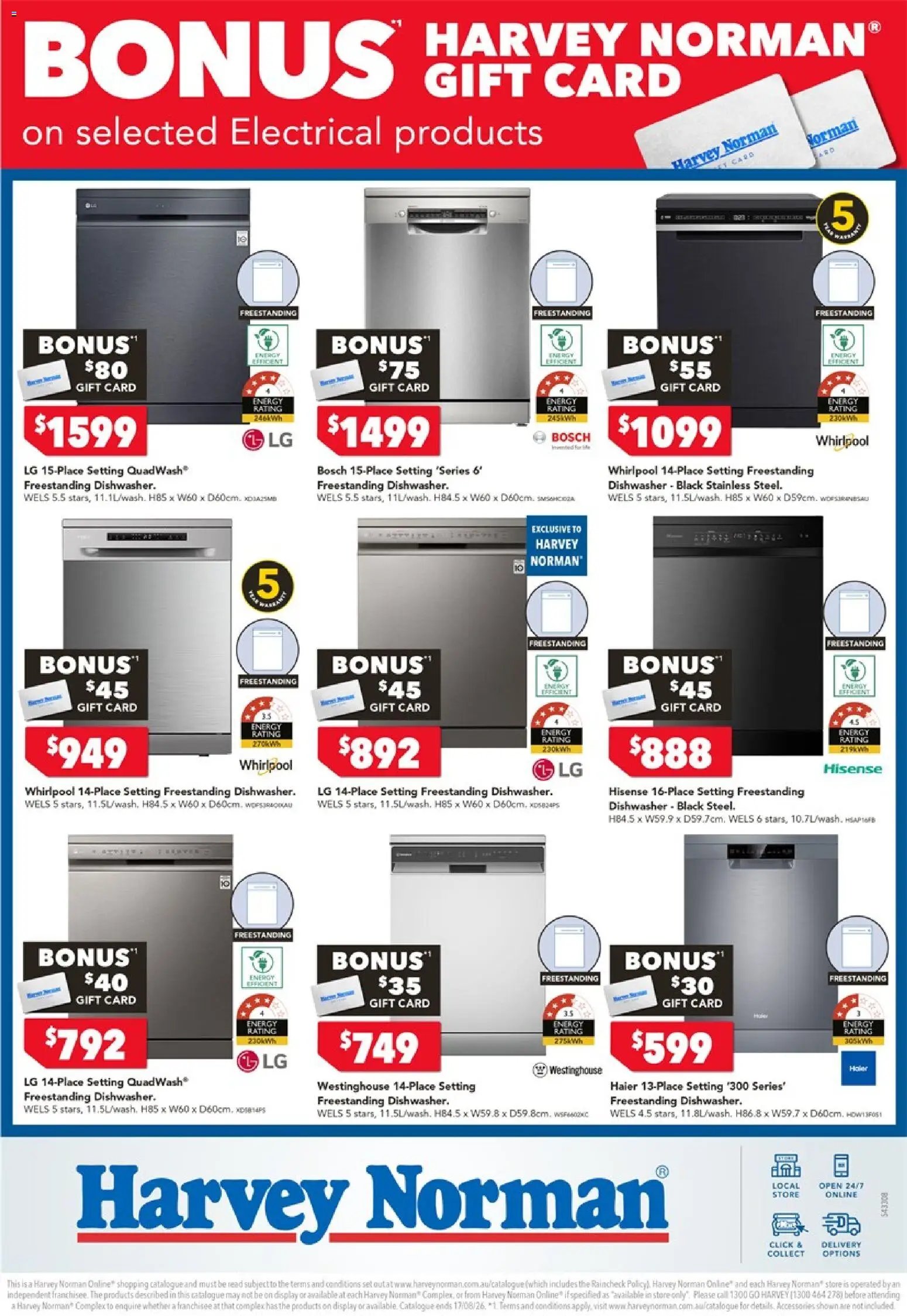 Harvey Norman catalogue from 06/08/2026 Harvey Norman Electrical Appliance