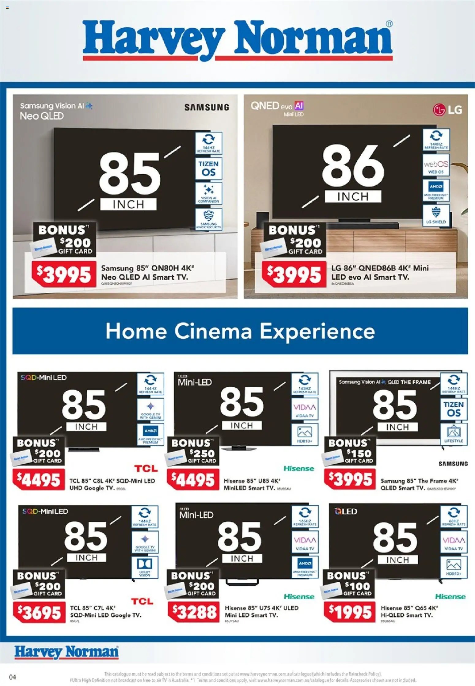 Harvey Norman catalogue from 06/08/2026 Harvey Norman Electrical Appliance