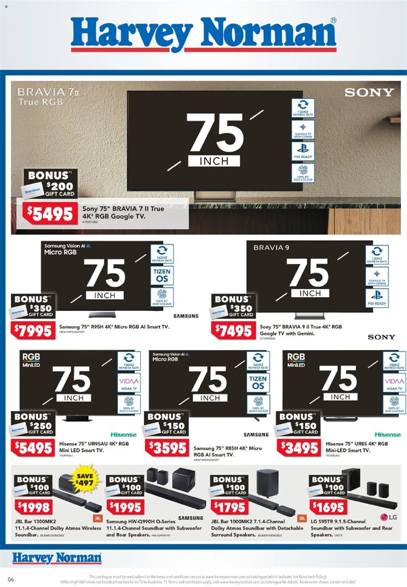 Harvey Norman catalogue from 06/08/2026 Harvey Norman Electrical Appliance