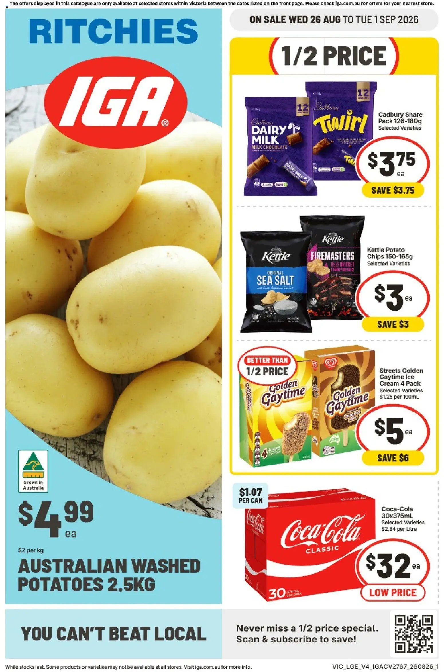IGA catalogue from 25/08/2026 IGA catalogue Extra specials Hawthorn