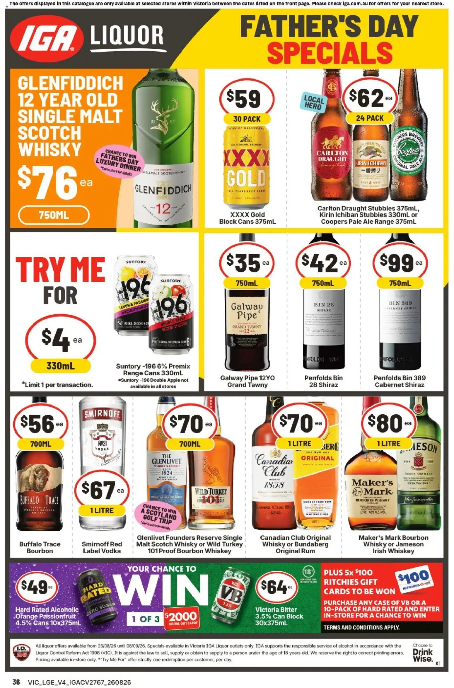 IGA catalogue from 25/08/2026 IGA catalogue Extra specials Hawthorn