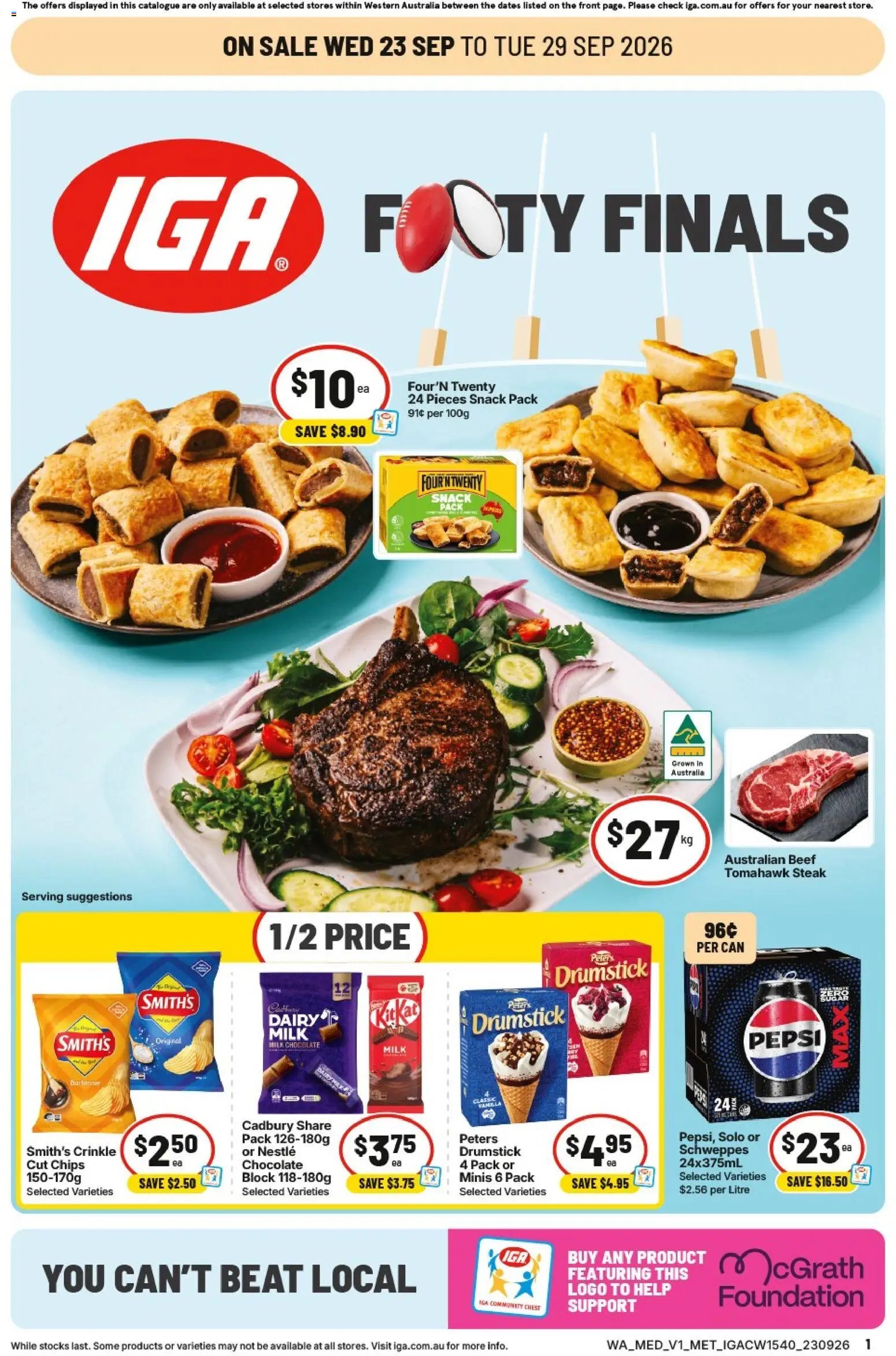 IGA catalogue from 23/09/2026 IGA catalogue Bentley