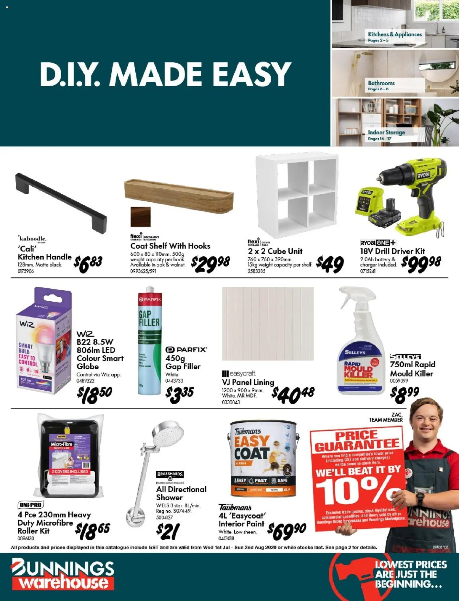 Bunnings Warehouse catalogue from 01/07/2026 Bunnings D.I.Y. Made Easy