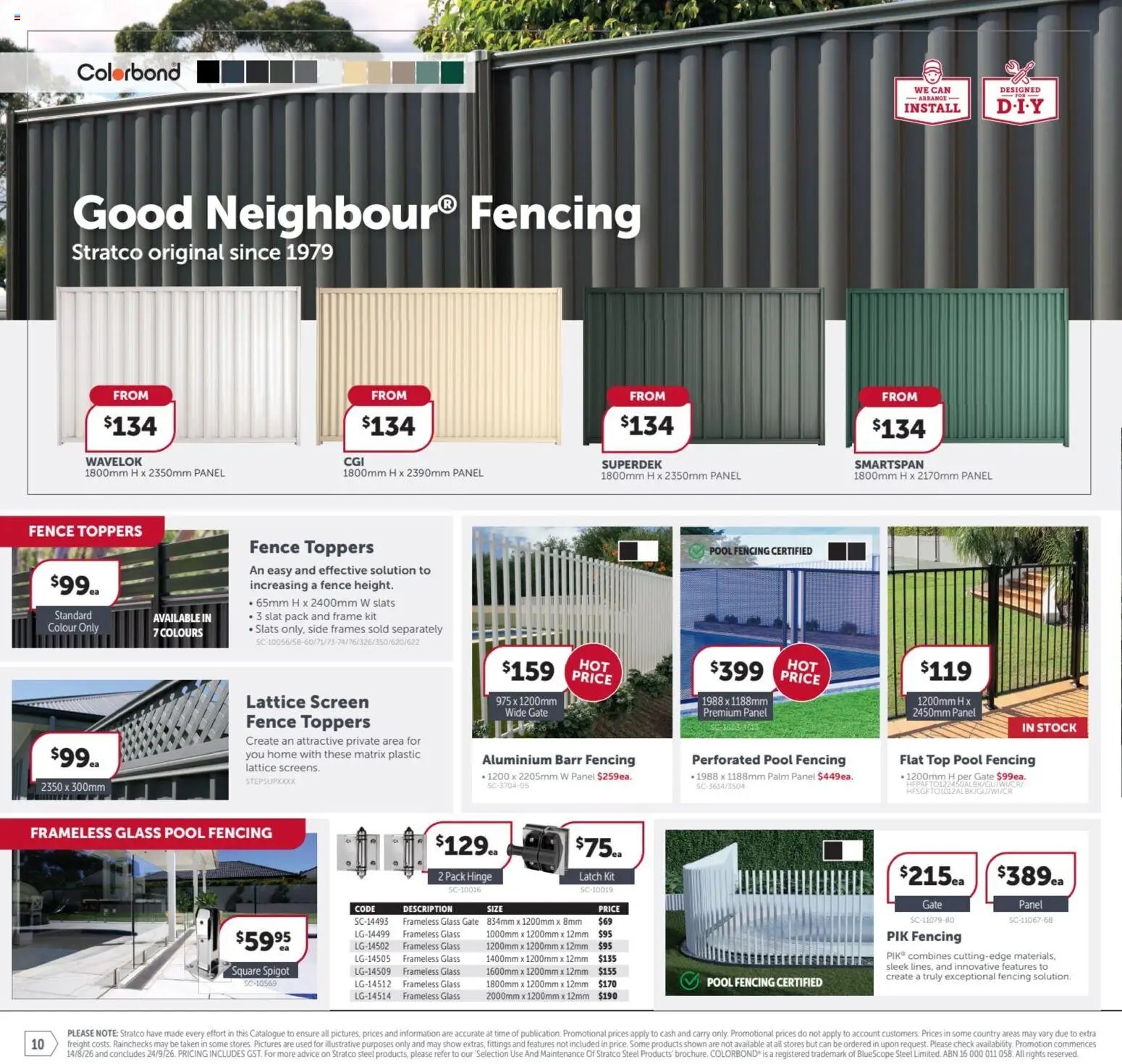 Stratco catalogue from 14/08/2026 Stratco catalogue BFBT