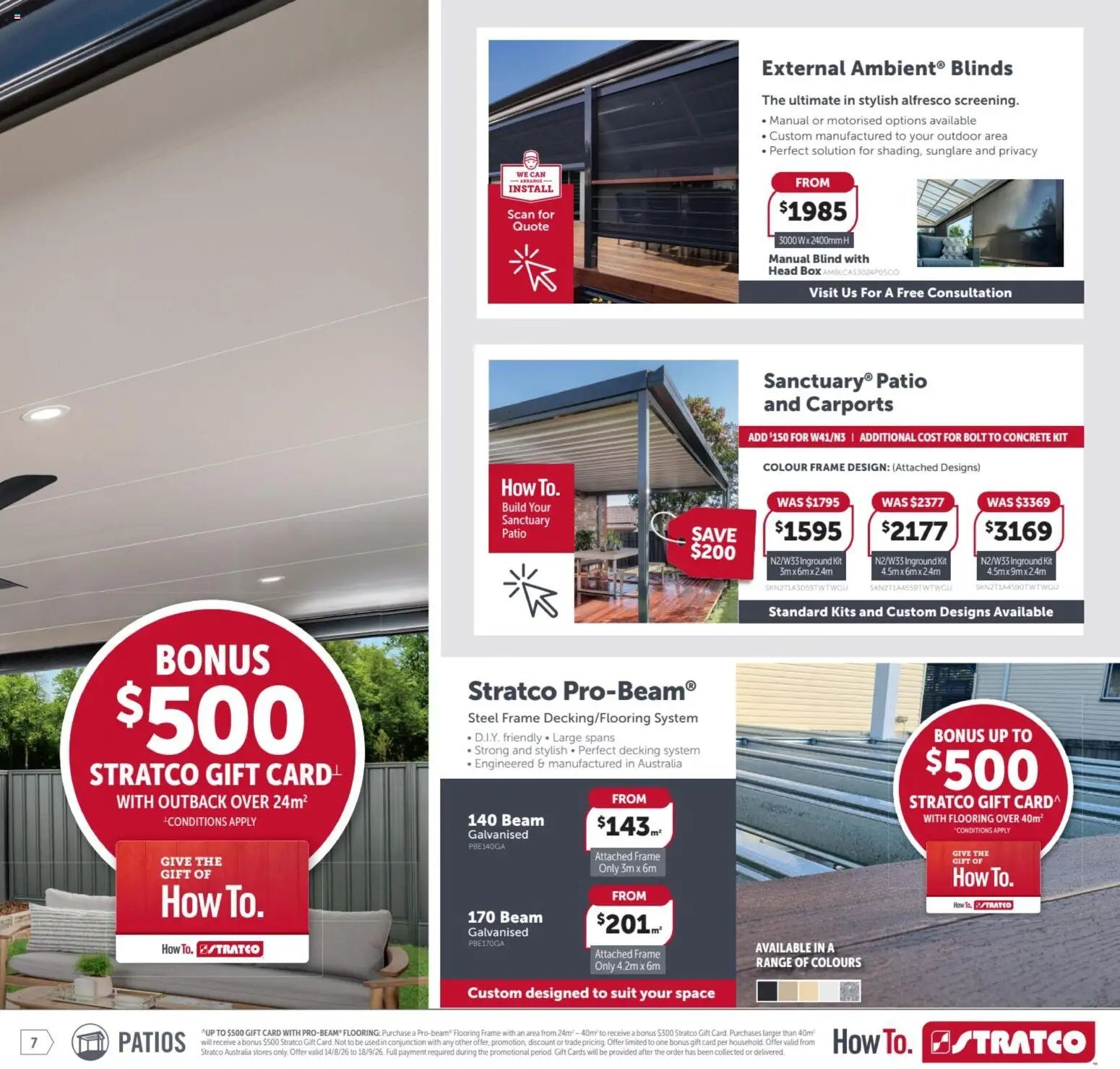 Stratco catalogue from 14/08/2026 Stratco catalogue BFBT