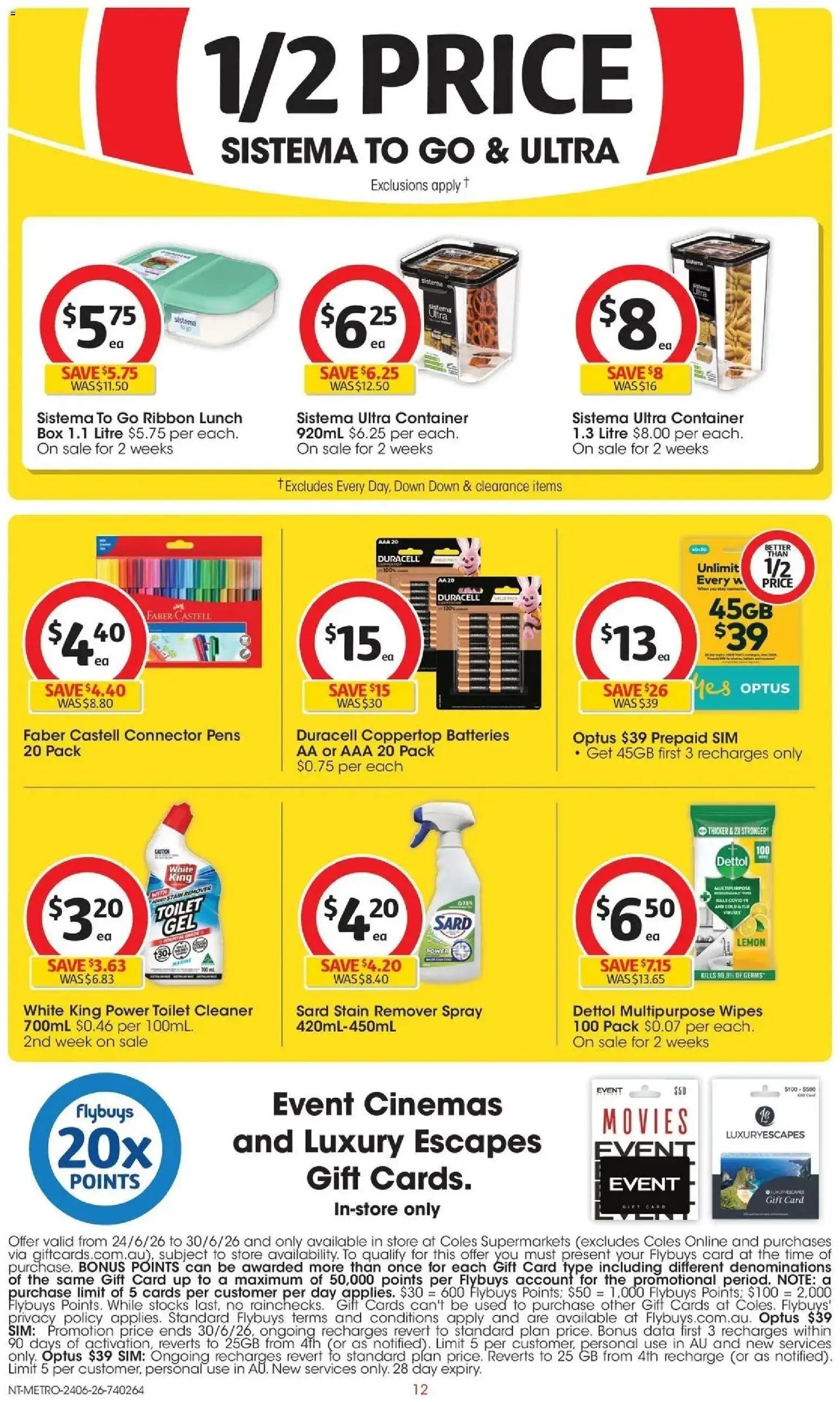 Coles catalogue from 24/06/2026 Coles Catalogue - 24th June NT
