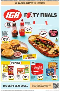 IGA catalogue from 30/09/2026 IGA catalogue Coburg