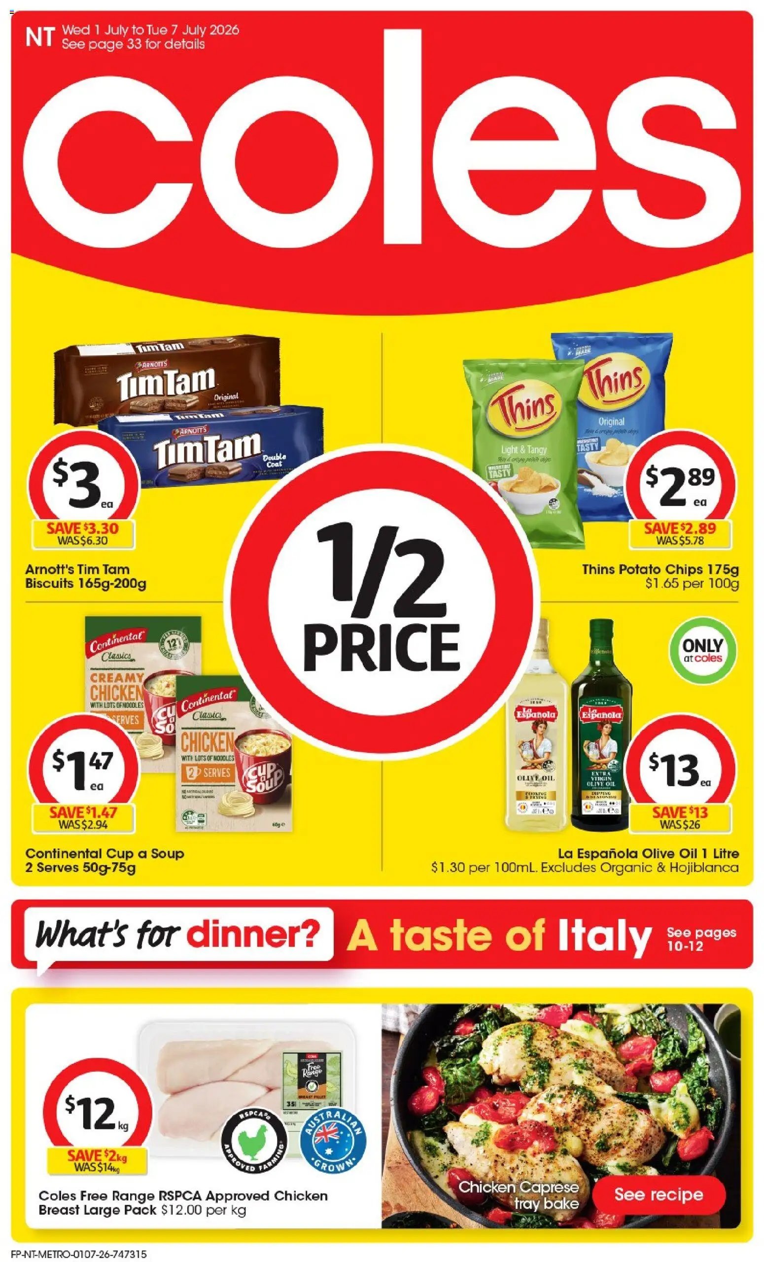 Coles catalogue from 01/07/2026 Coles catalogue NT