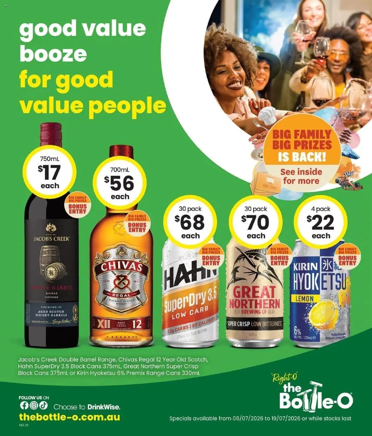The Bottle-O catalogue from 06/07/2026 The Bottle-O catalogue Bayswater