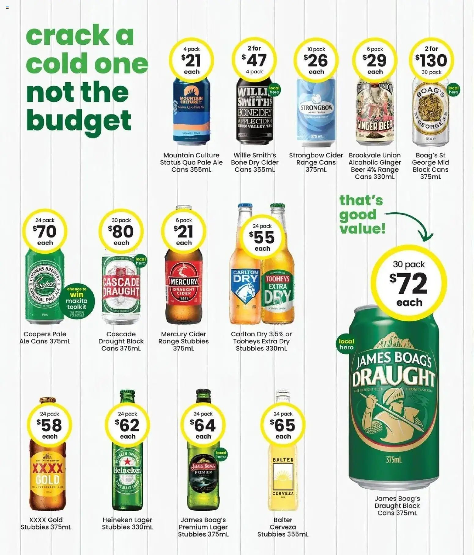 The Bottle-O catalogue from 06/07/2026 The Bottle-O catalogue Bayswater