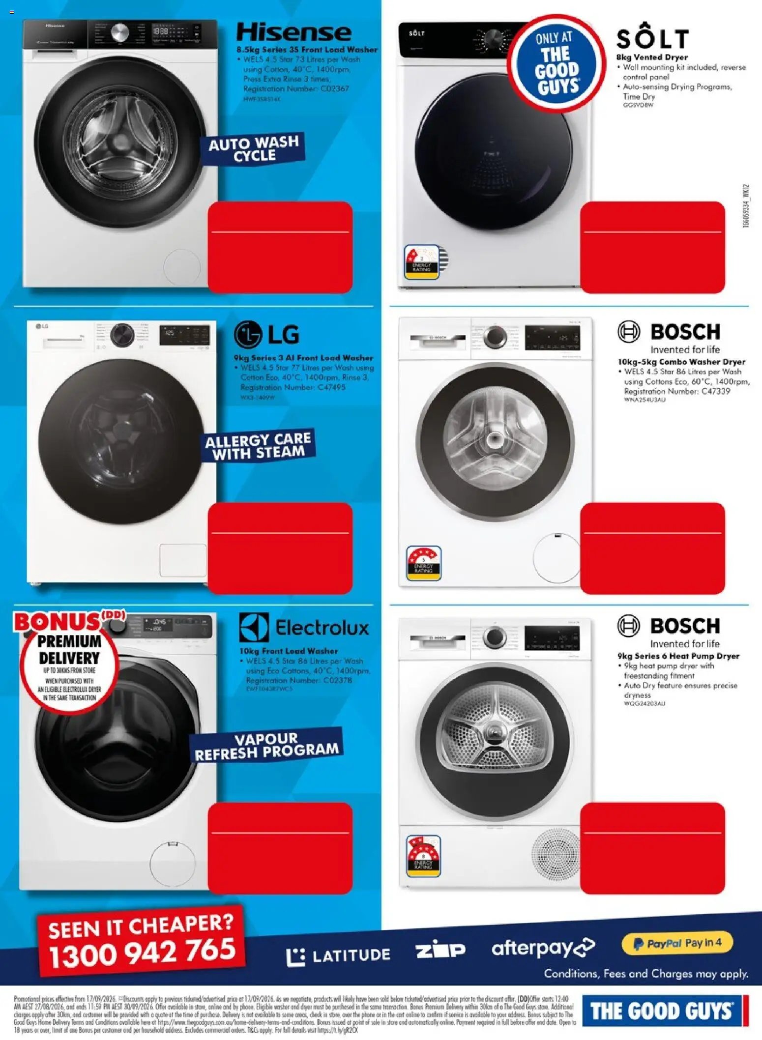 The Good Guys catalogue from 16/09/2026 The Good Guys Don't Miss These Deals