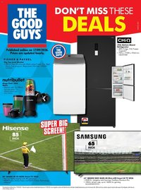The Good Guys catalogue from 16/09/2026 The Good Guys Don't Miss These Deals