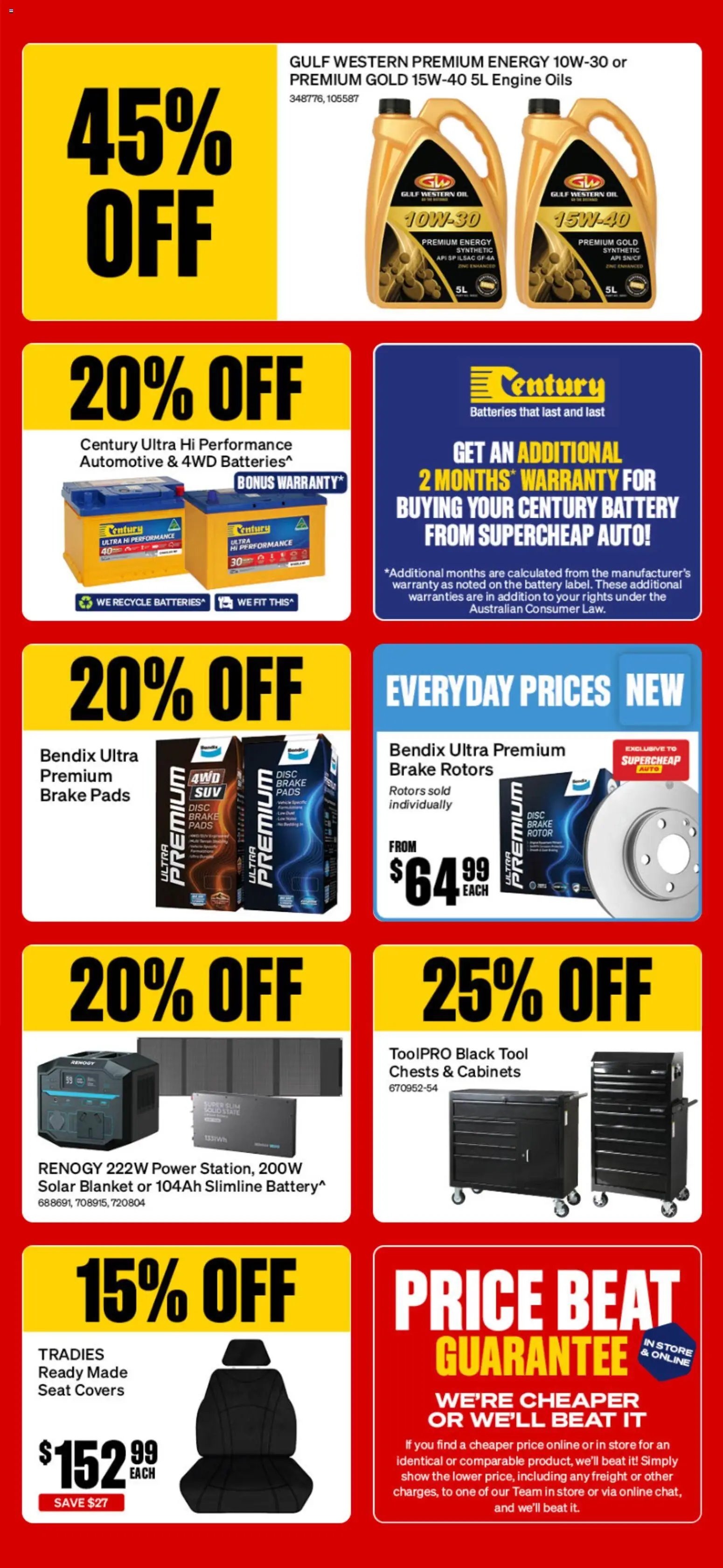 Supercheap Auto catalogue from 30/09/2026 Supercheap Auto catalogue Make Bathurst Super