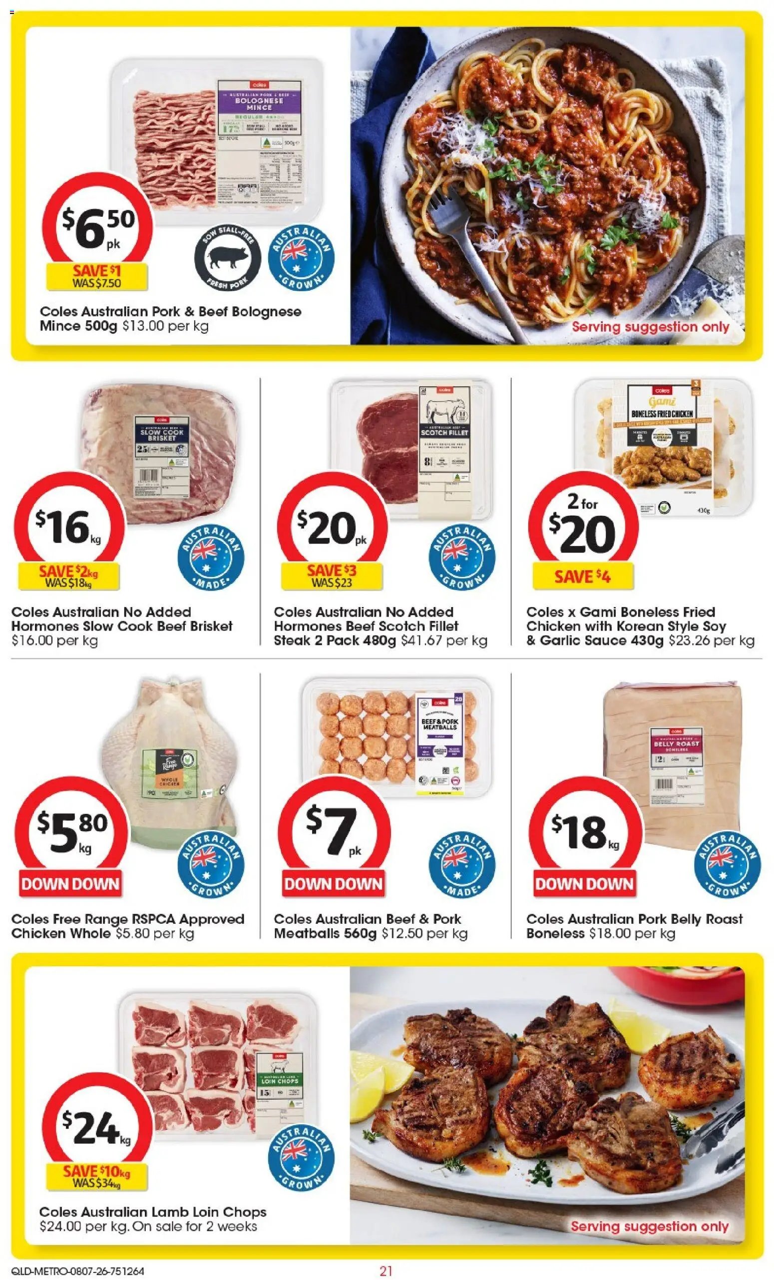 Coles catalogue from 08/07/2026 Coles catalogue QLD