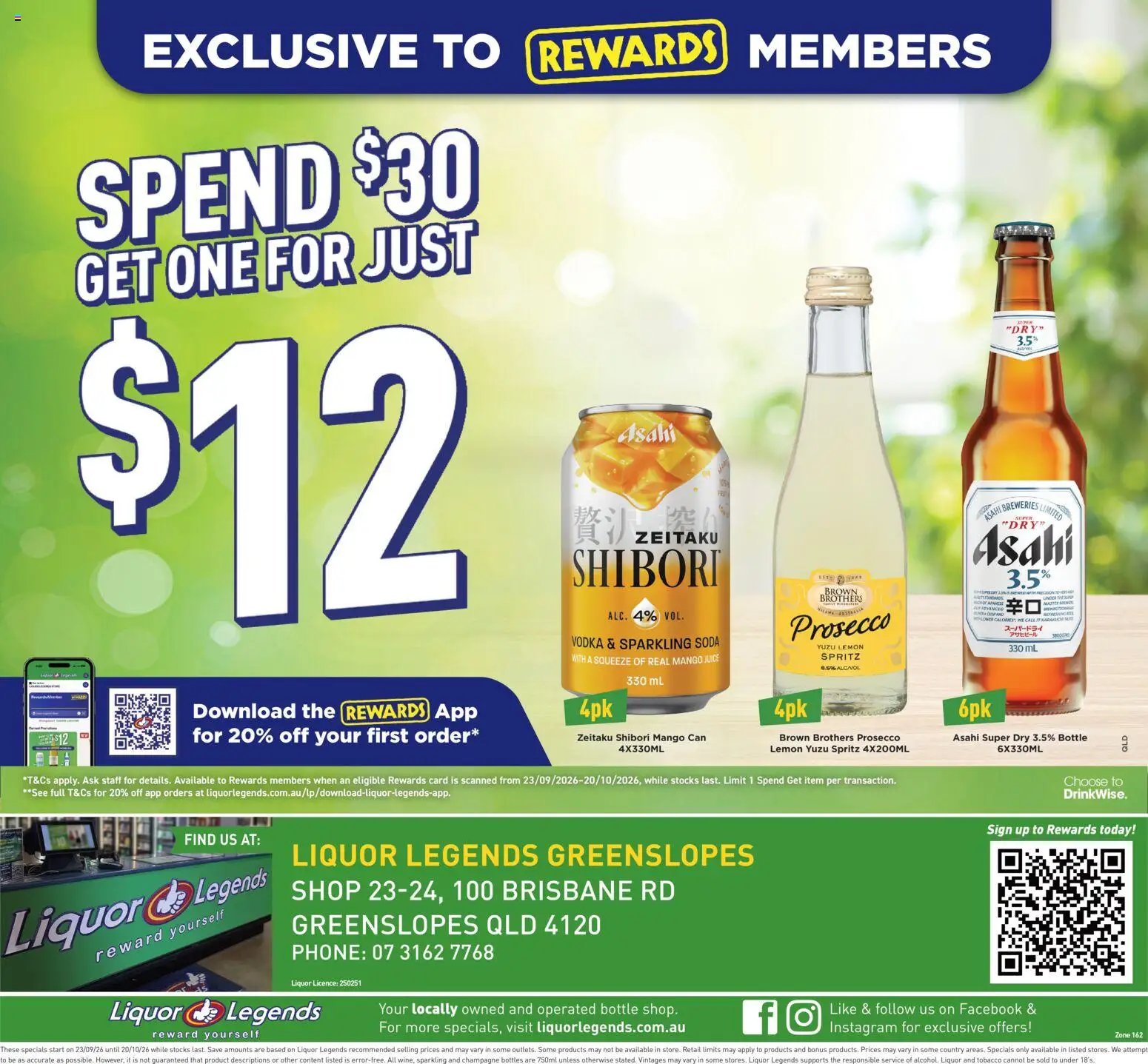 Liquor Legends catalogue from 23/09/2026 Liquor Legends catalogue Greenslopes