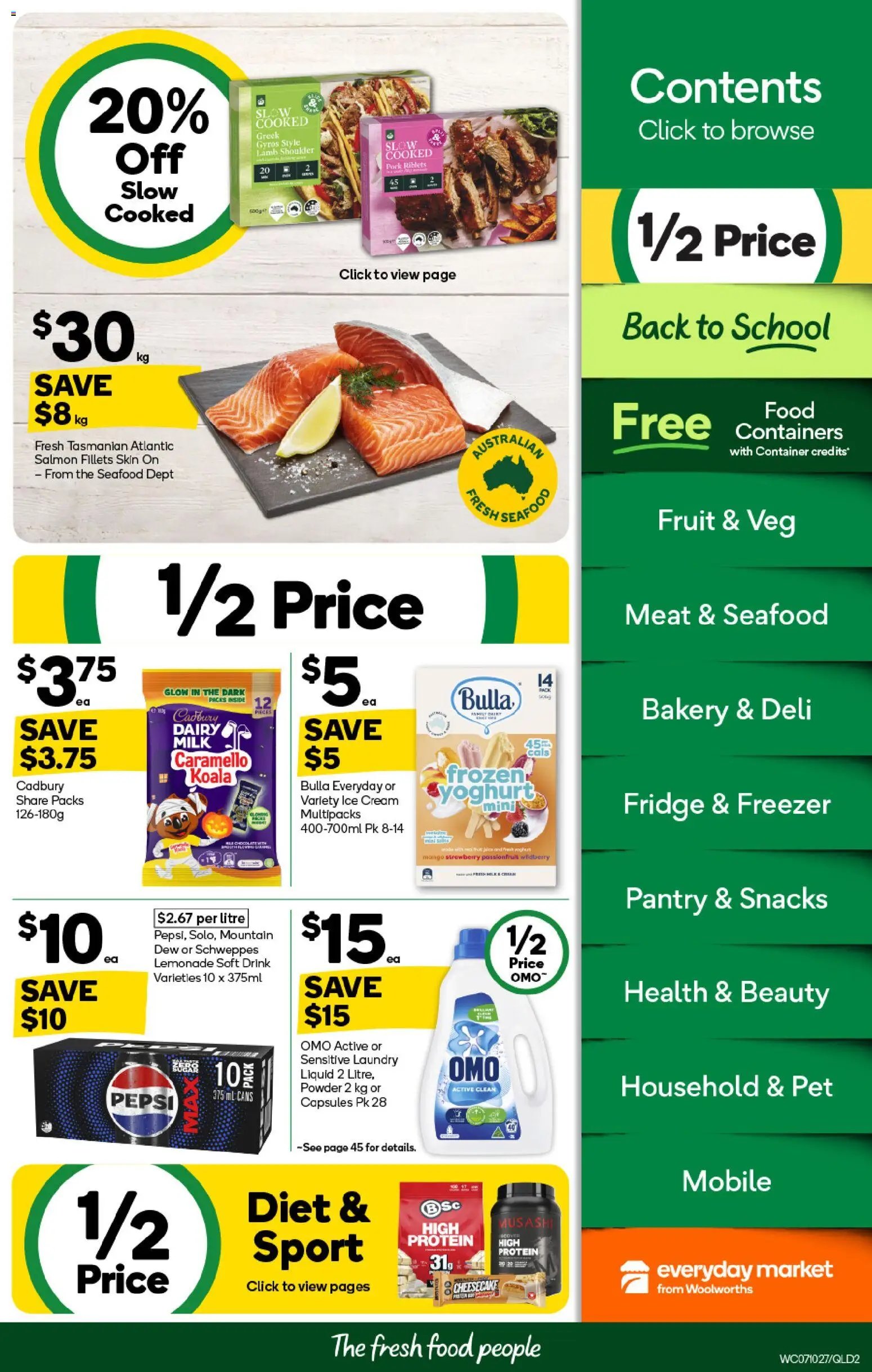 Woolworths catalogue from 07/10/2026 Woolworths catalogue QLD