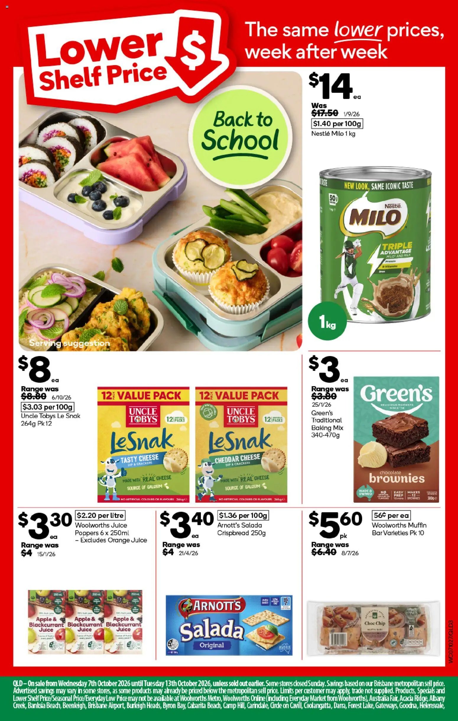 Woolworths catalogue from 07/10/2026 Woolworths catalogue QLD