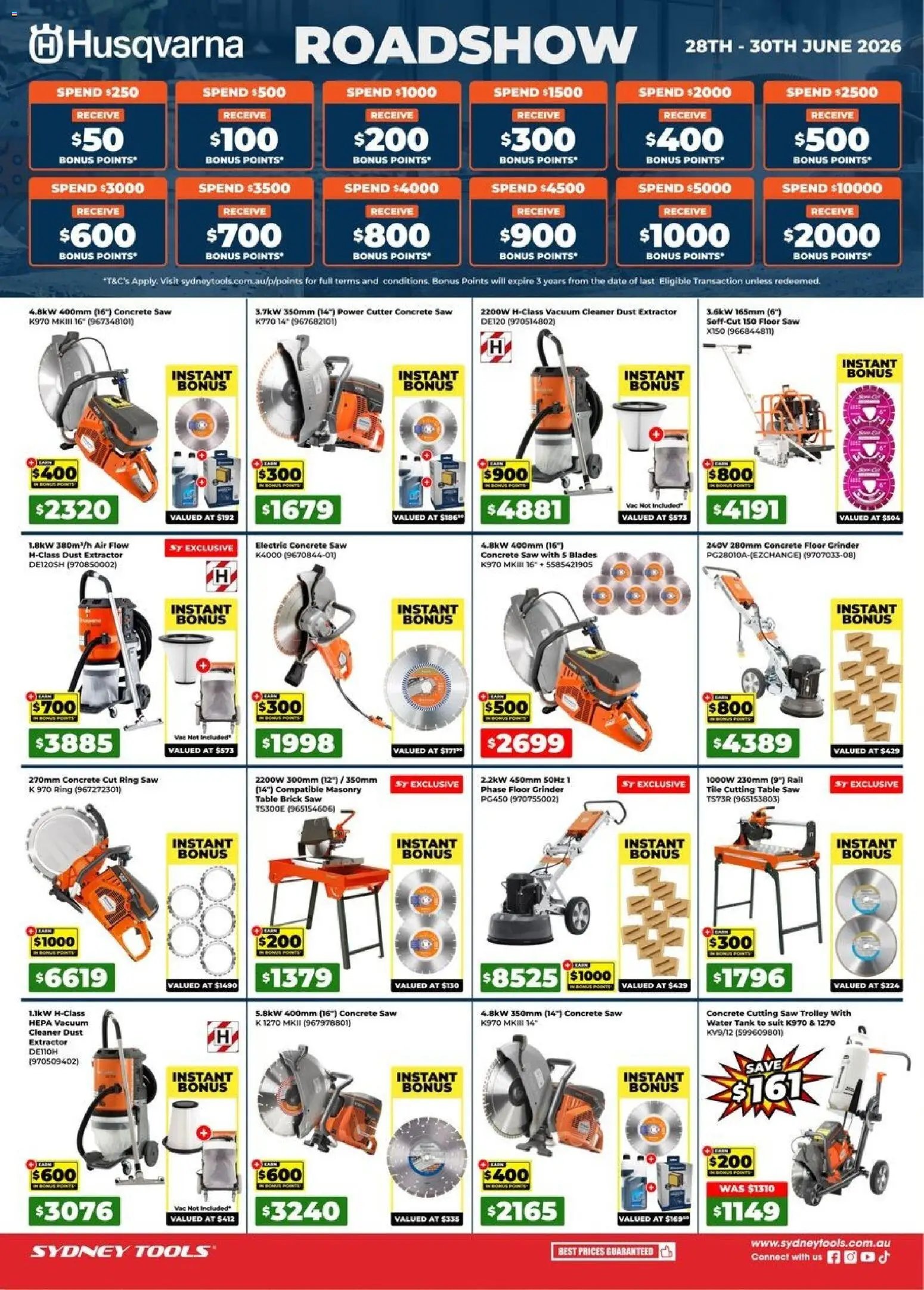 Sydney Tools catalogue from 28/06/2026 Sydney Tools catalogue