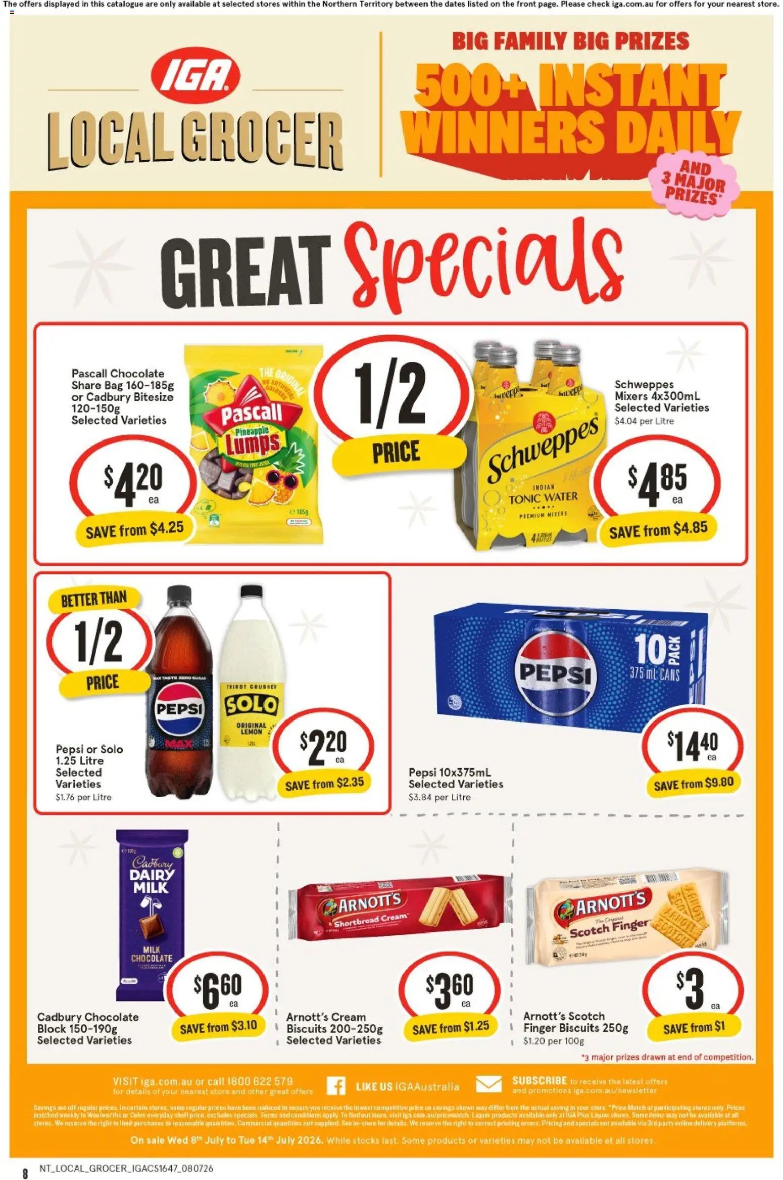 IGA catalogue from 08/07/2026 IGA Local Grocer NT