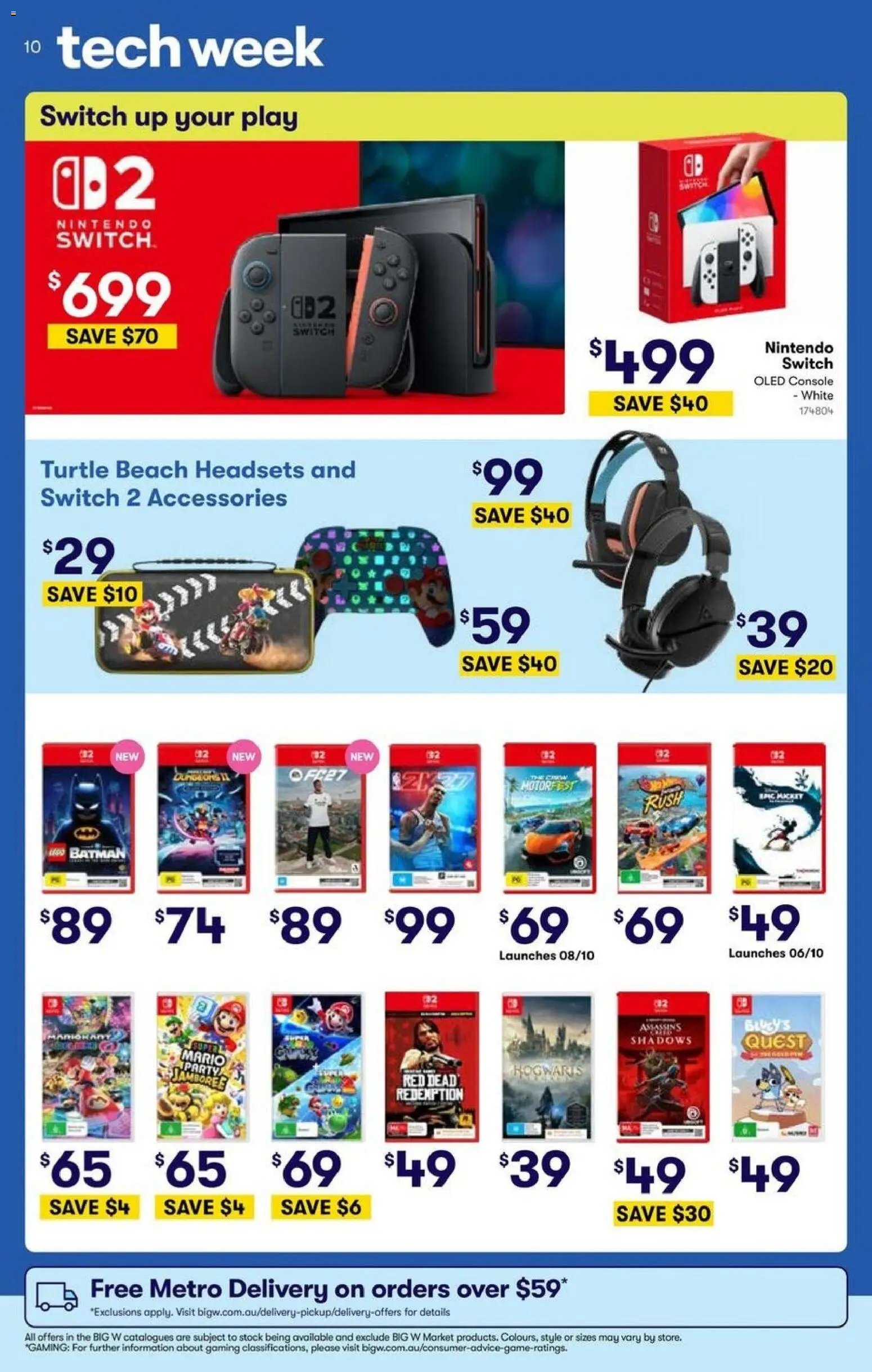 Big W catalogue from 01/10/2026 Big W Catalogue Tech Week