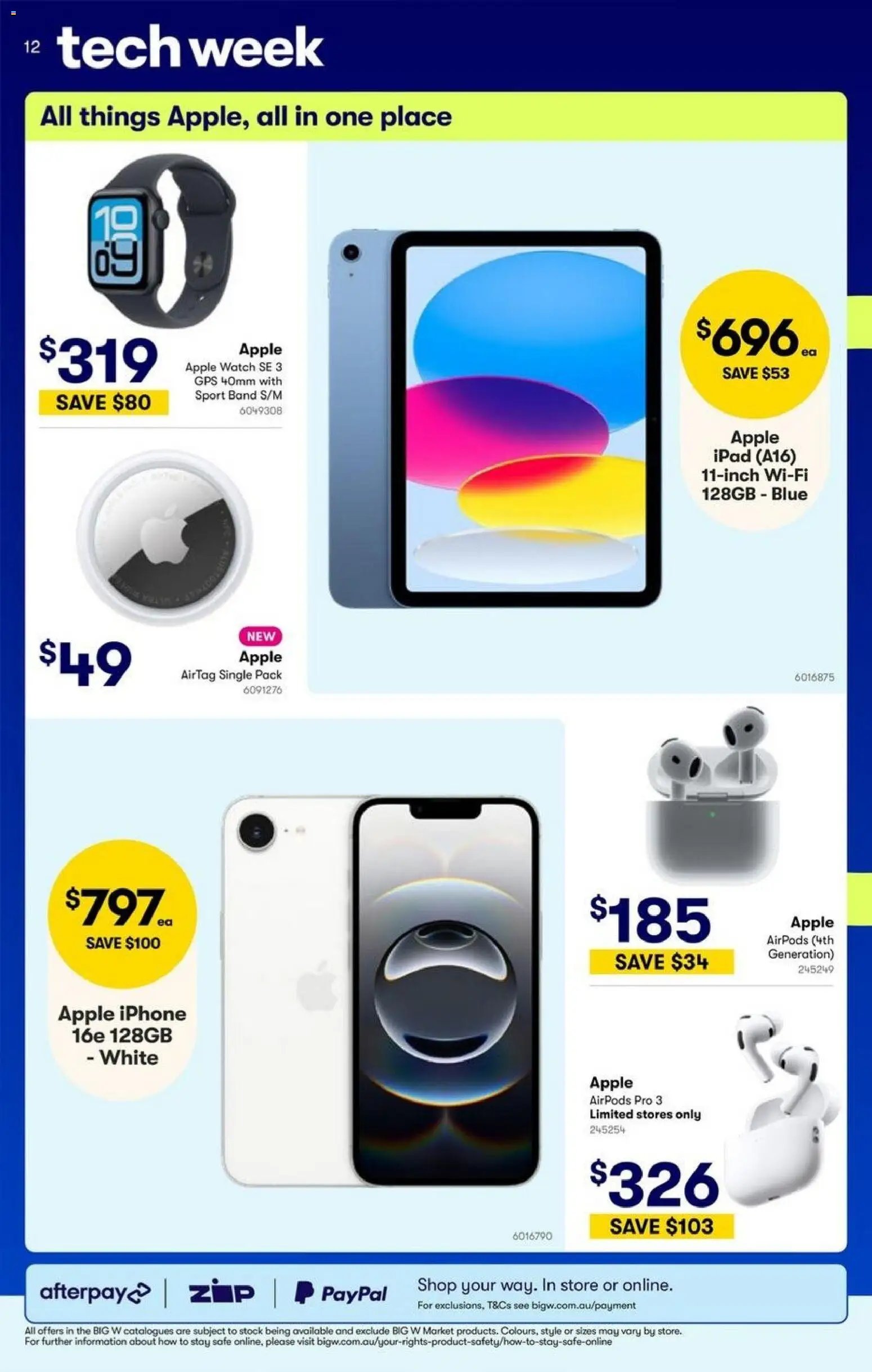 Big W catalogue from 01/10/2026 Big W Catalogue Tech Week