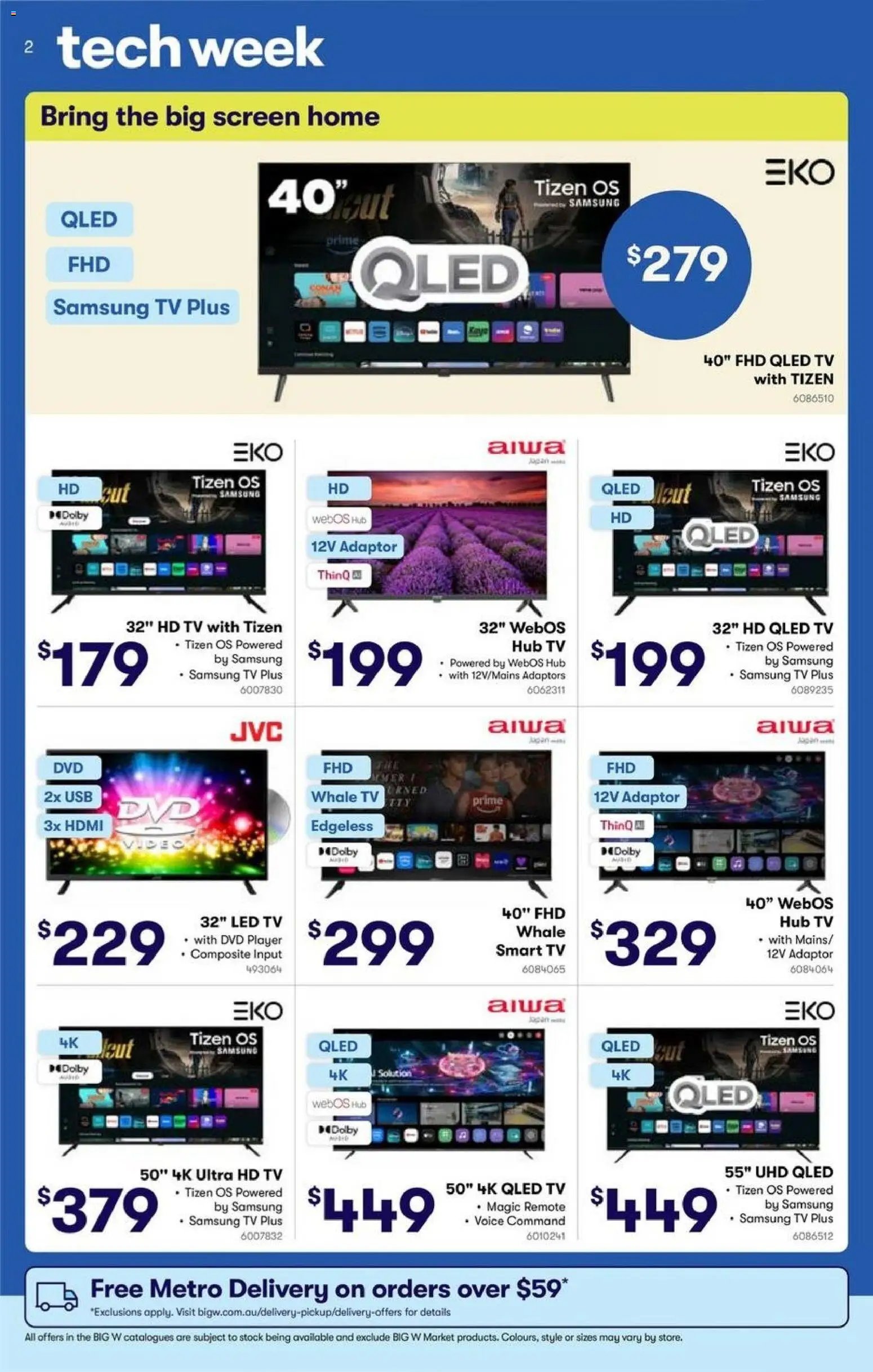 Big W catalogue from 01/10/2026 Big W Catalogue Tech Week