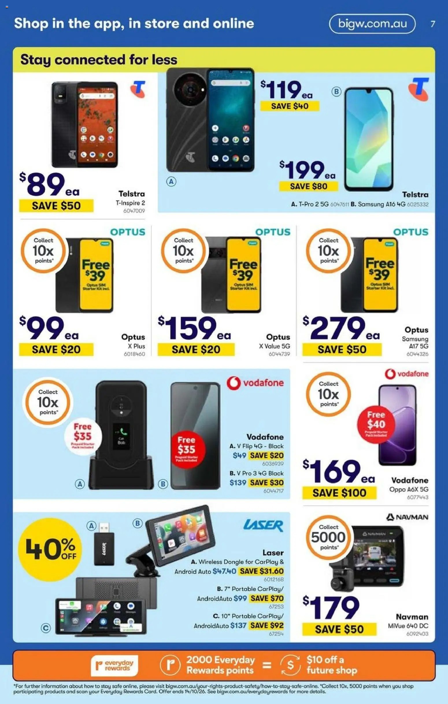 Big W catalogue from 01/10/2026 Big W Catalogue Tech Week