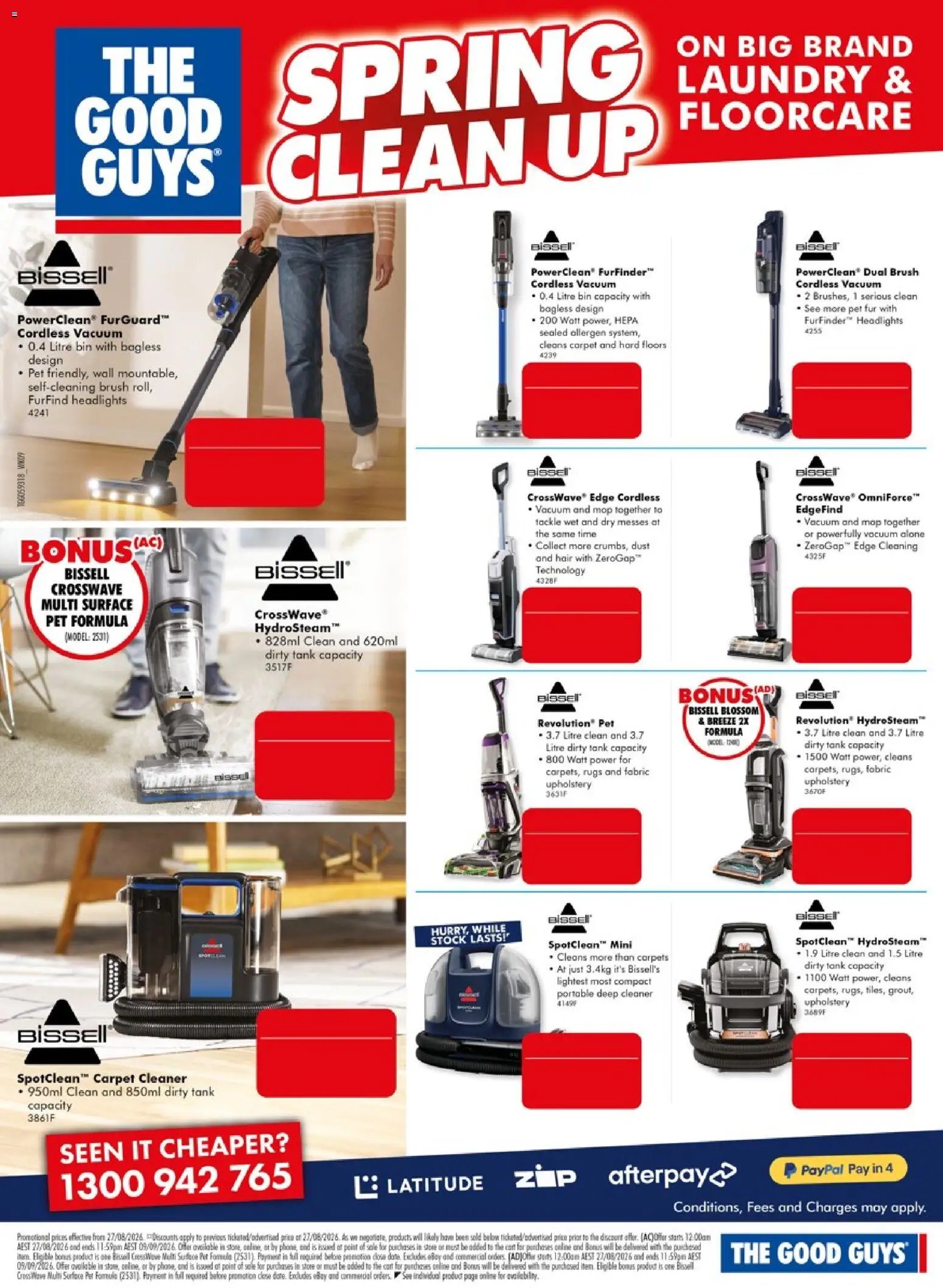 The Good Guys catalogue from 26/08/2026 The Good Guys catalogue SPRING CLEAN