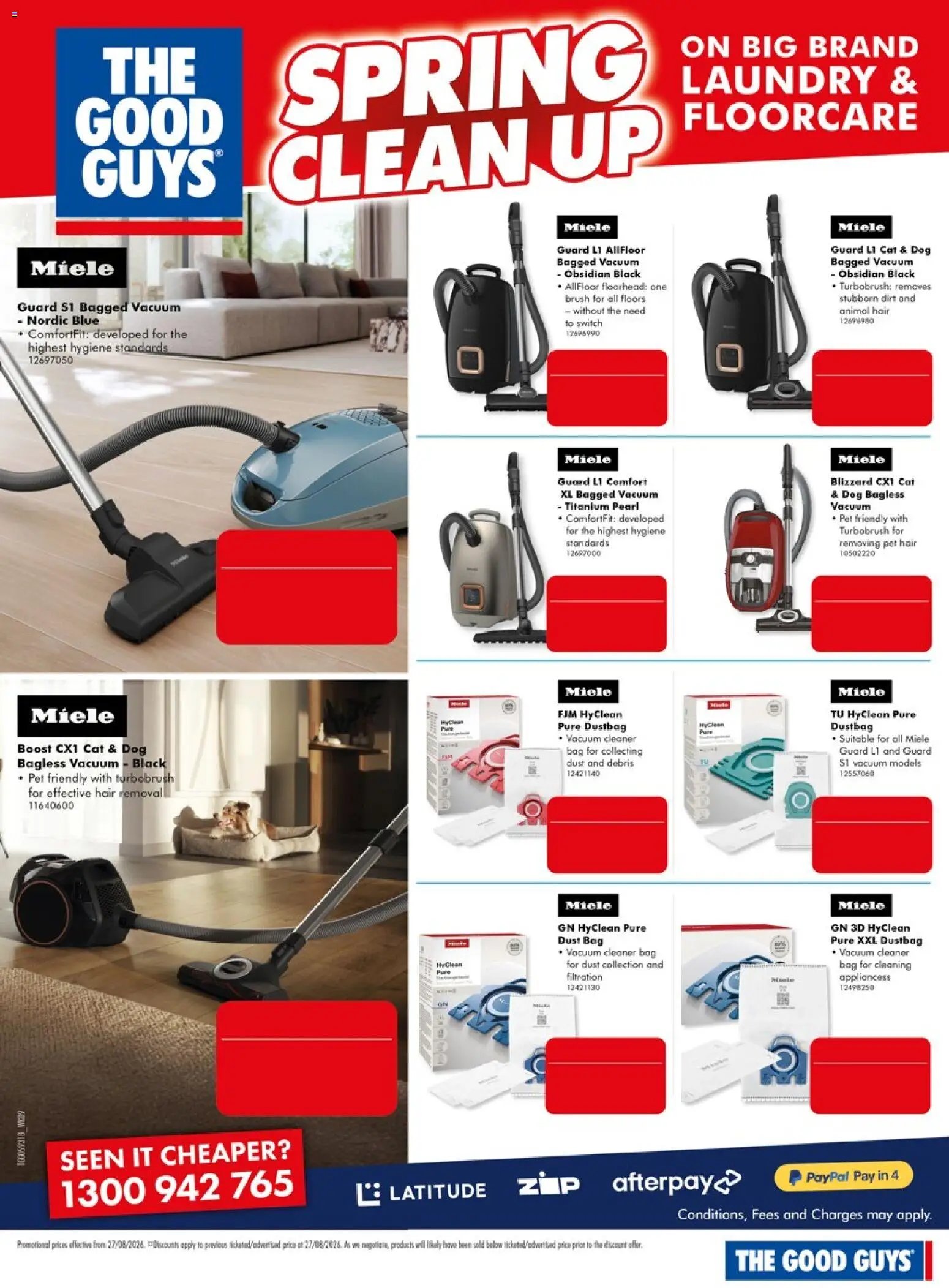 The Good Guys catalogue from 26/08/2026 The Good Guys catalogue SPRING CLEAN
