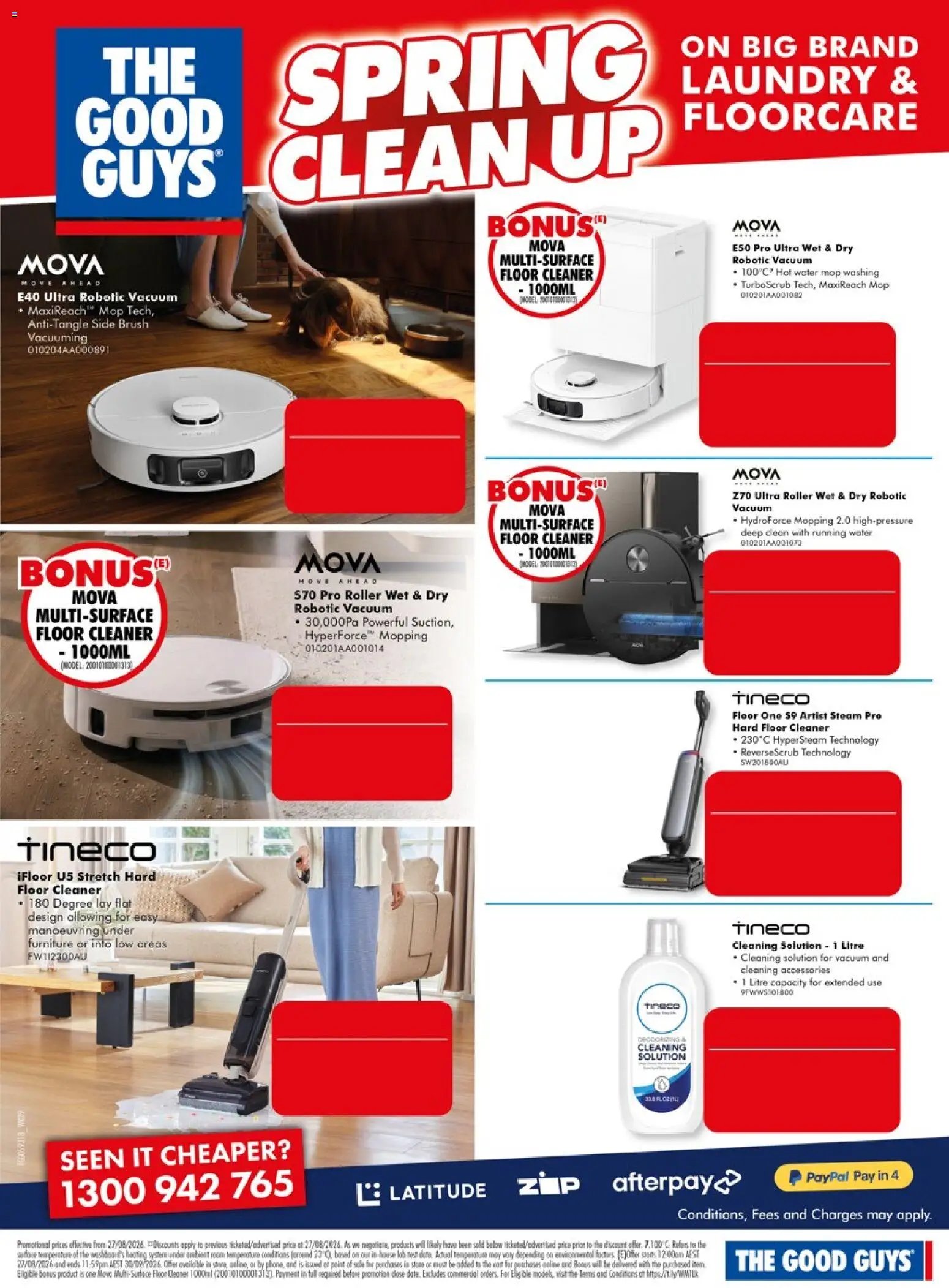 The Good Guys catalogue from 26/08/2026 The Good Guys catalogue SPRING CLEAN